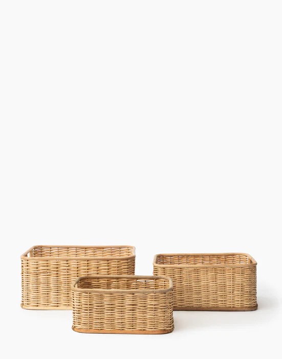 Palm &amp; Rattan Baskets