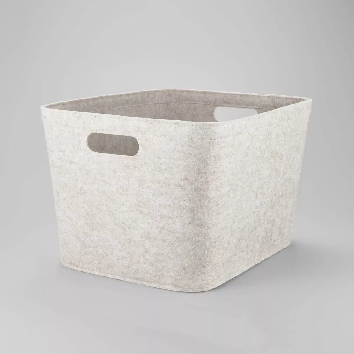 Felt Basket with Stitching