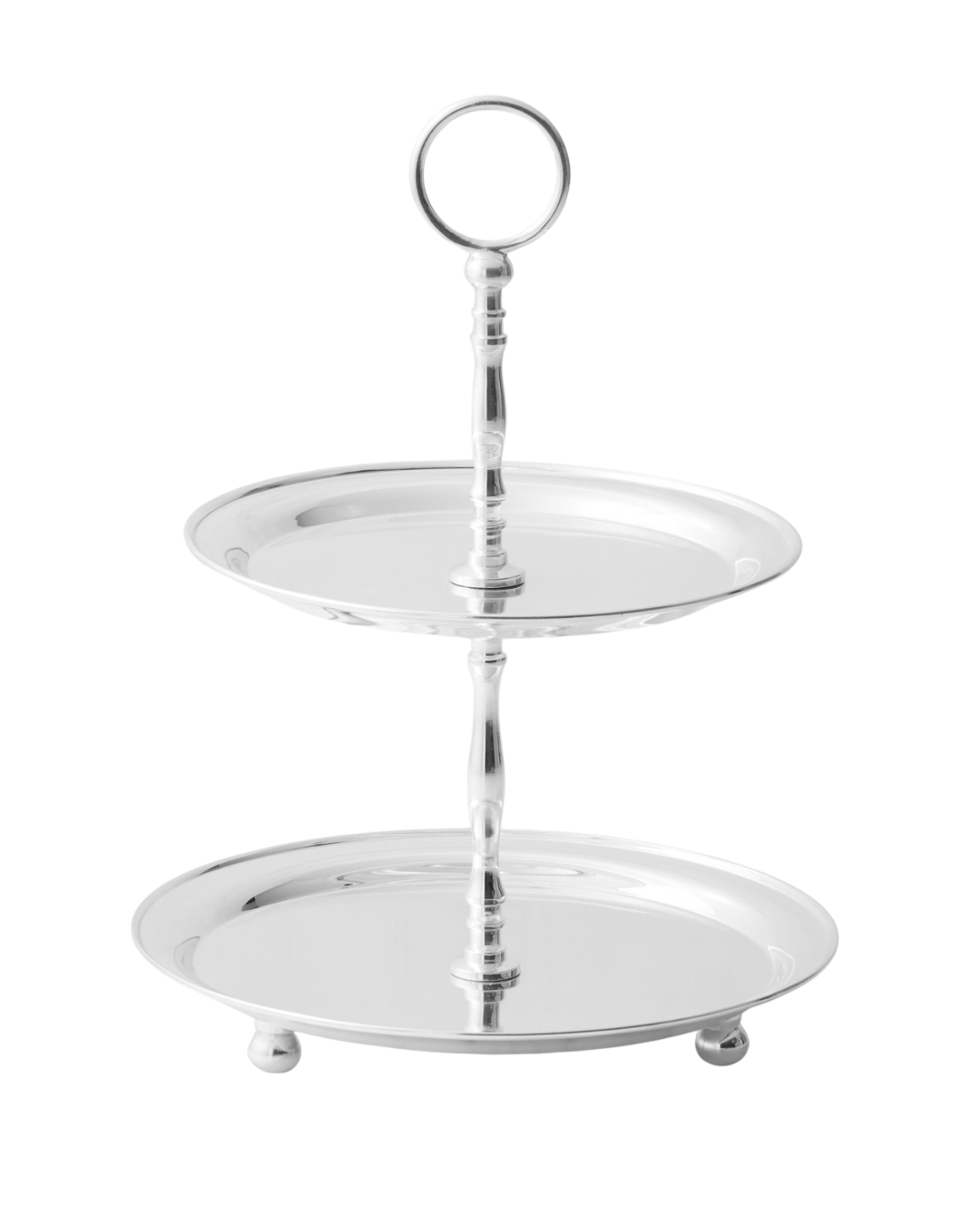 Heirloom Silver 2-Tiered Stand