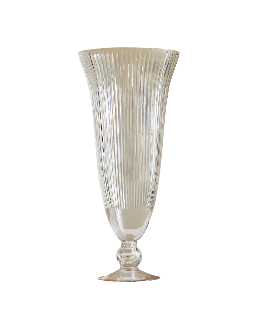 Cut Glass Flare Vase