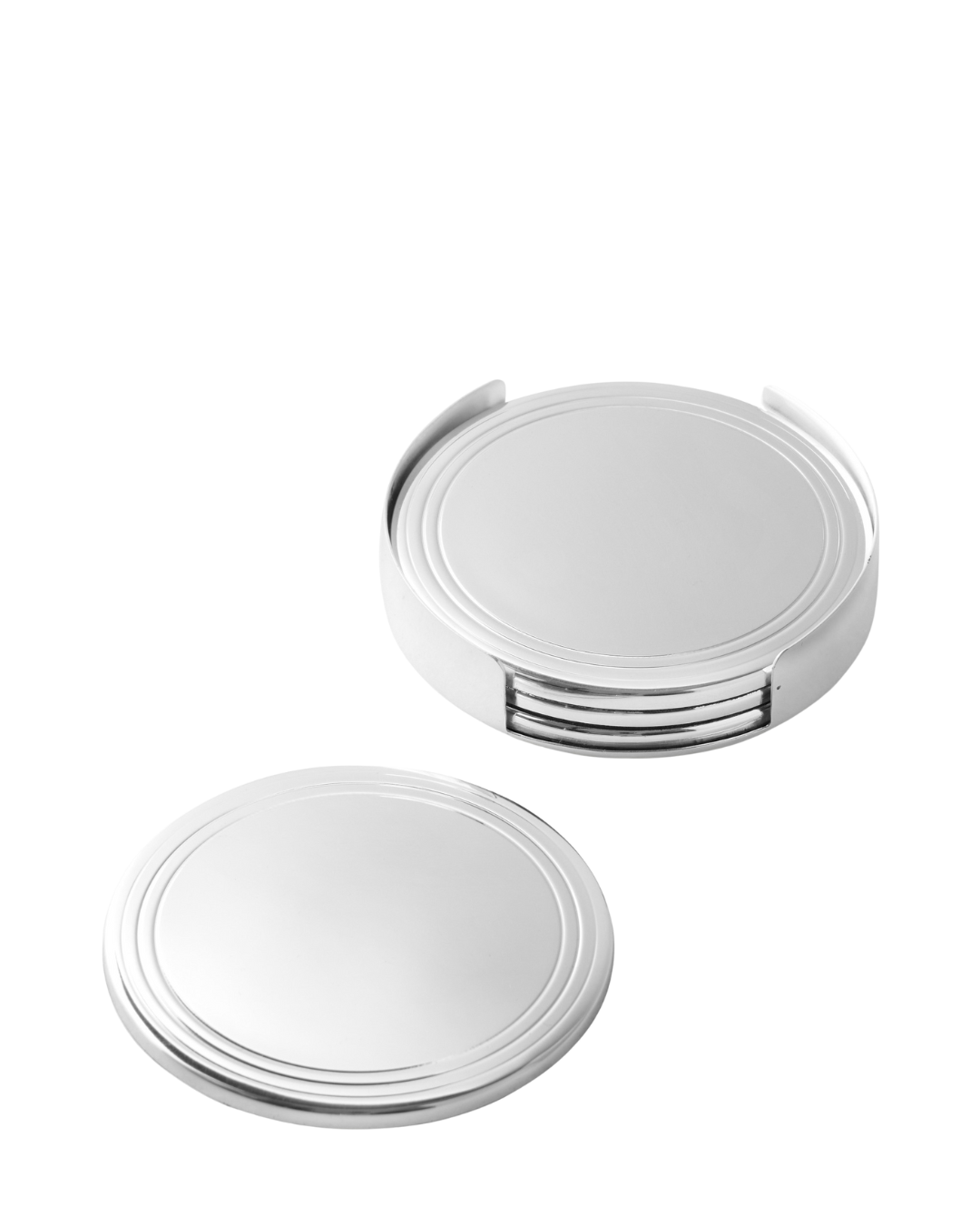 Heirloom Silver Coasters