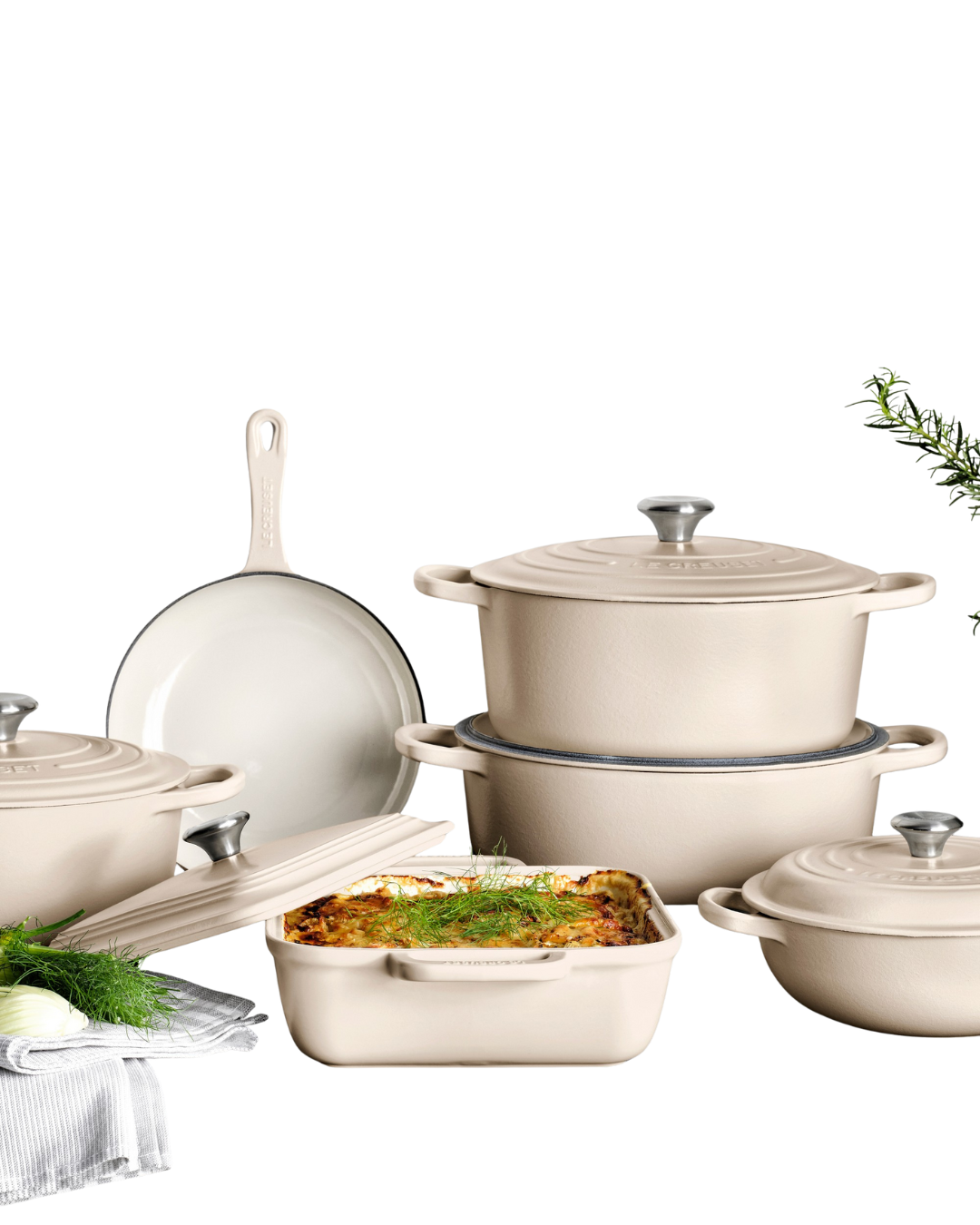 Le Creuset Brioche Cookware Collection