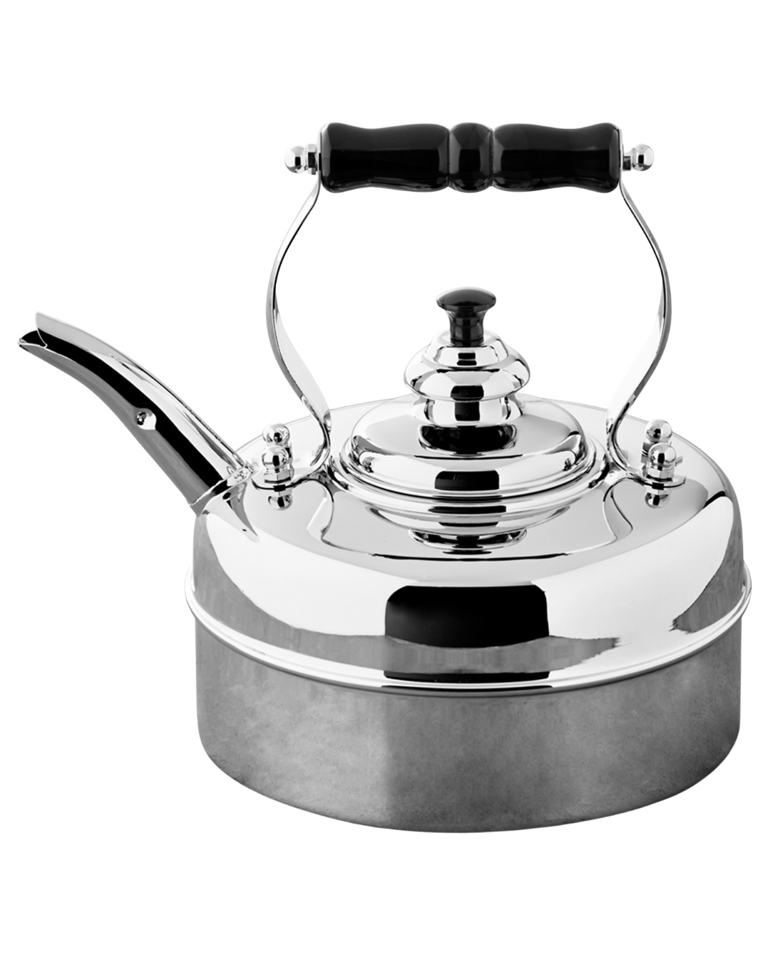 Simplex Kensington No 3 by Newey &amp; Bloomer Chrome Traditional Tea Kettle