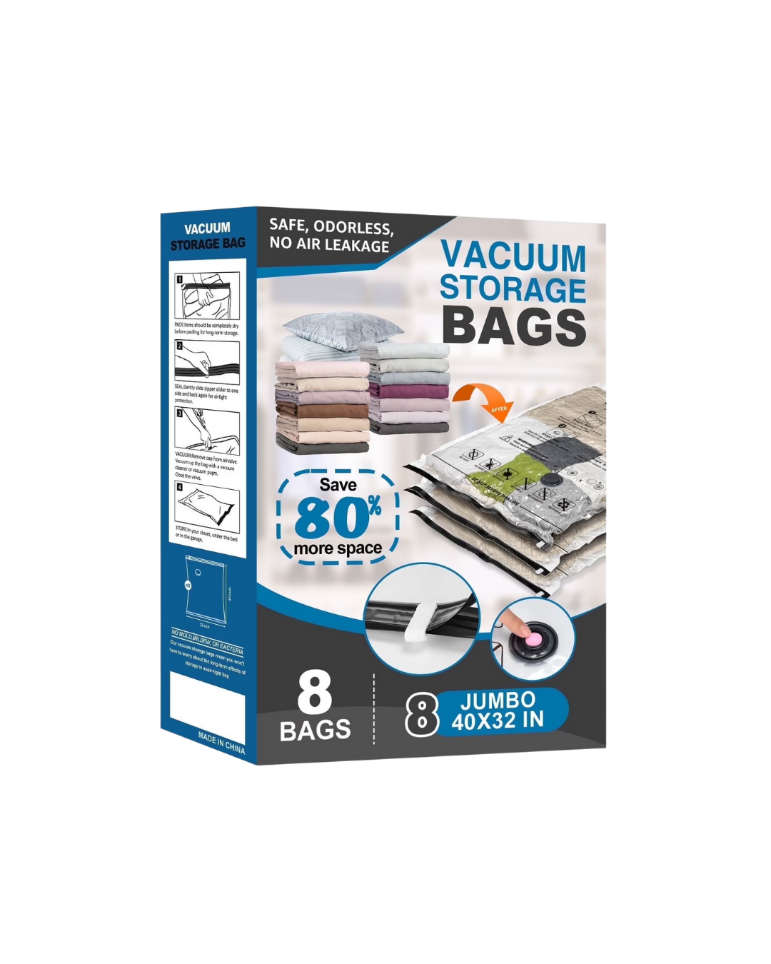 Cube Point Vacuum Sealer Bags