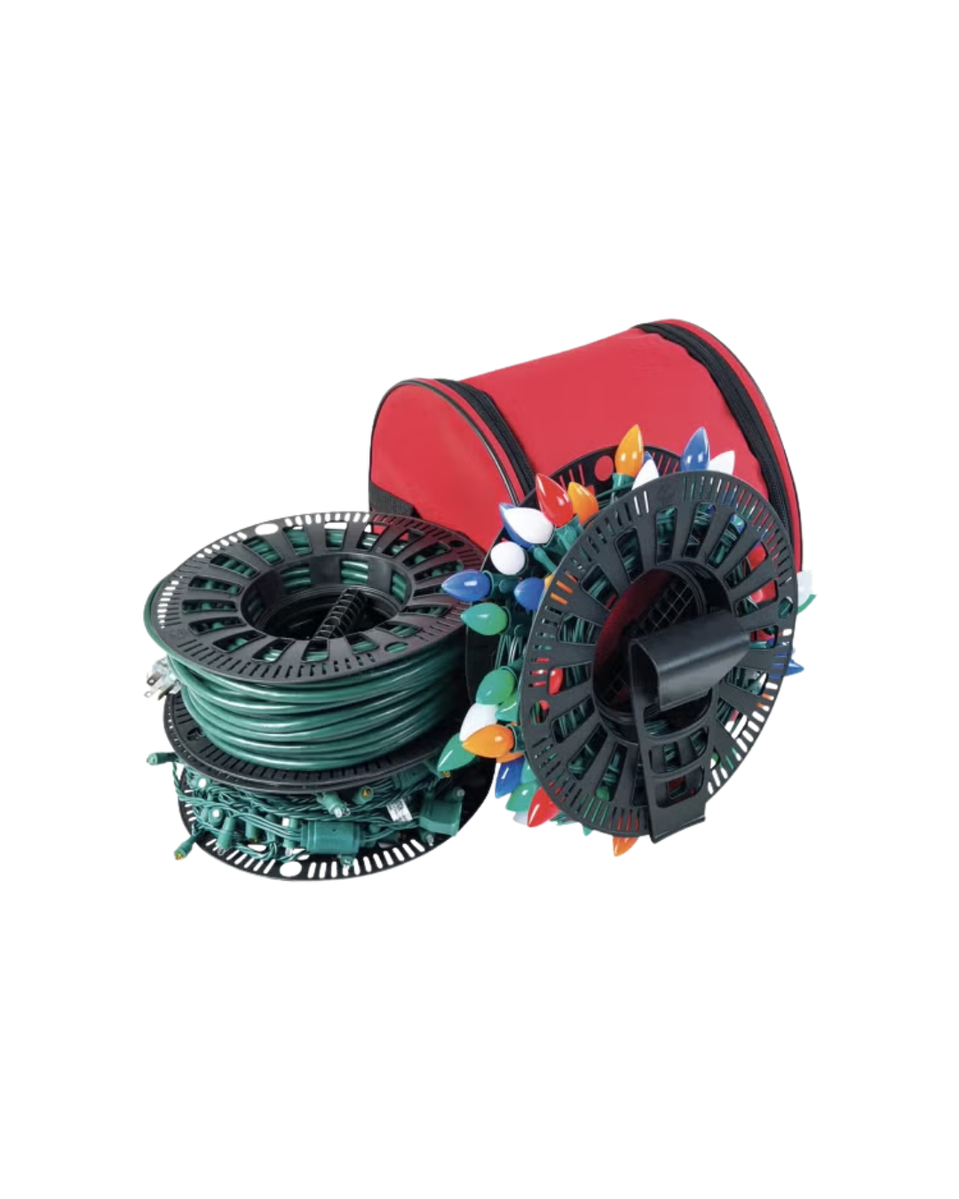 Santa's Bags Christmas Light Storage Reels and Organizer