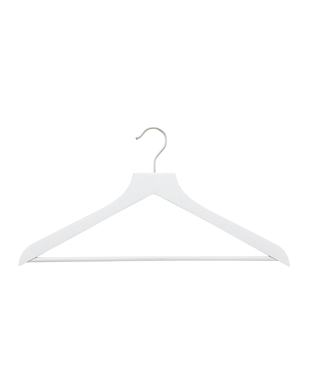 Wooden Shirt &amp; Blouse Hanger, White