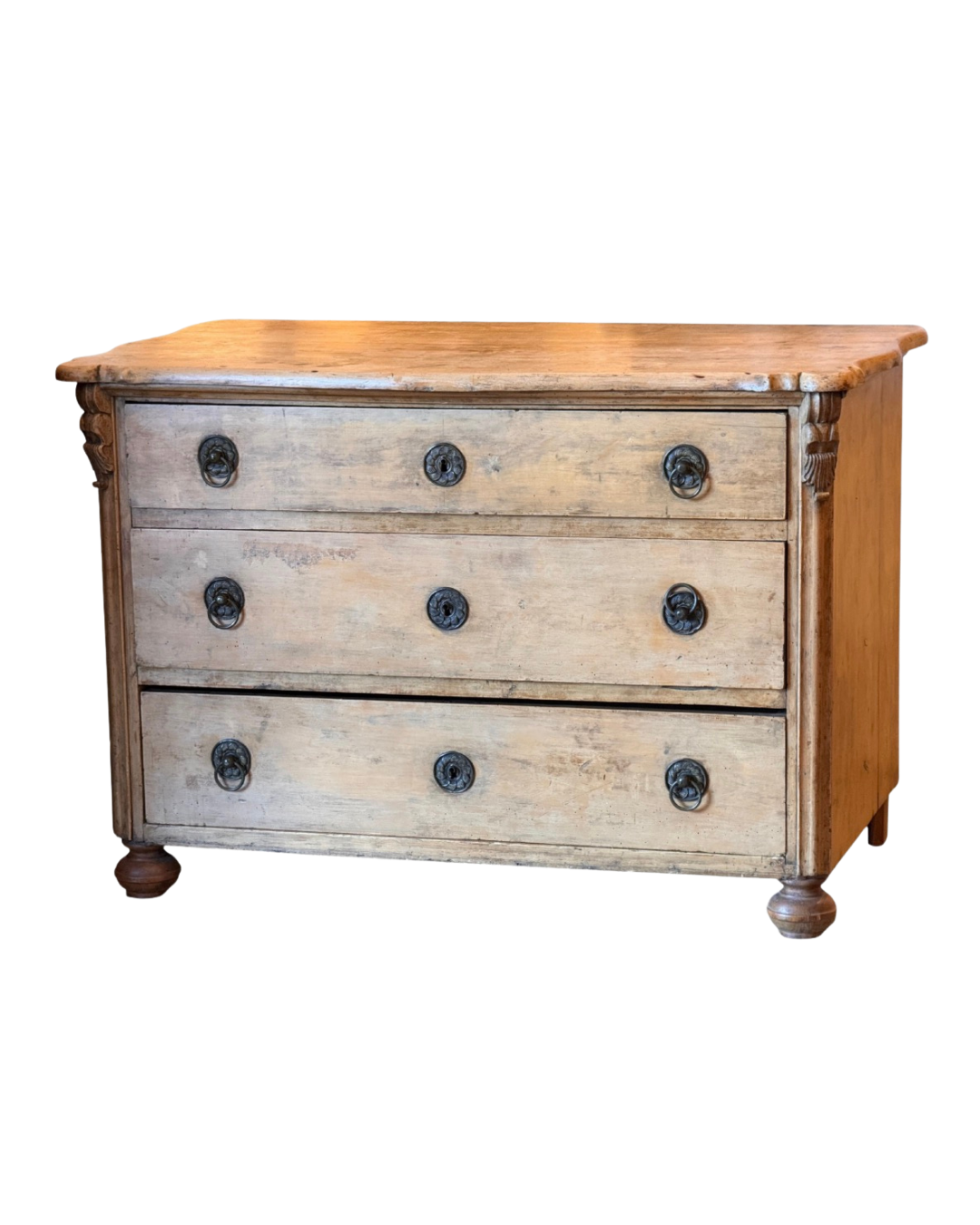 19th C. Swedish Pine Commode