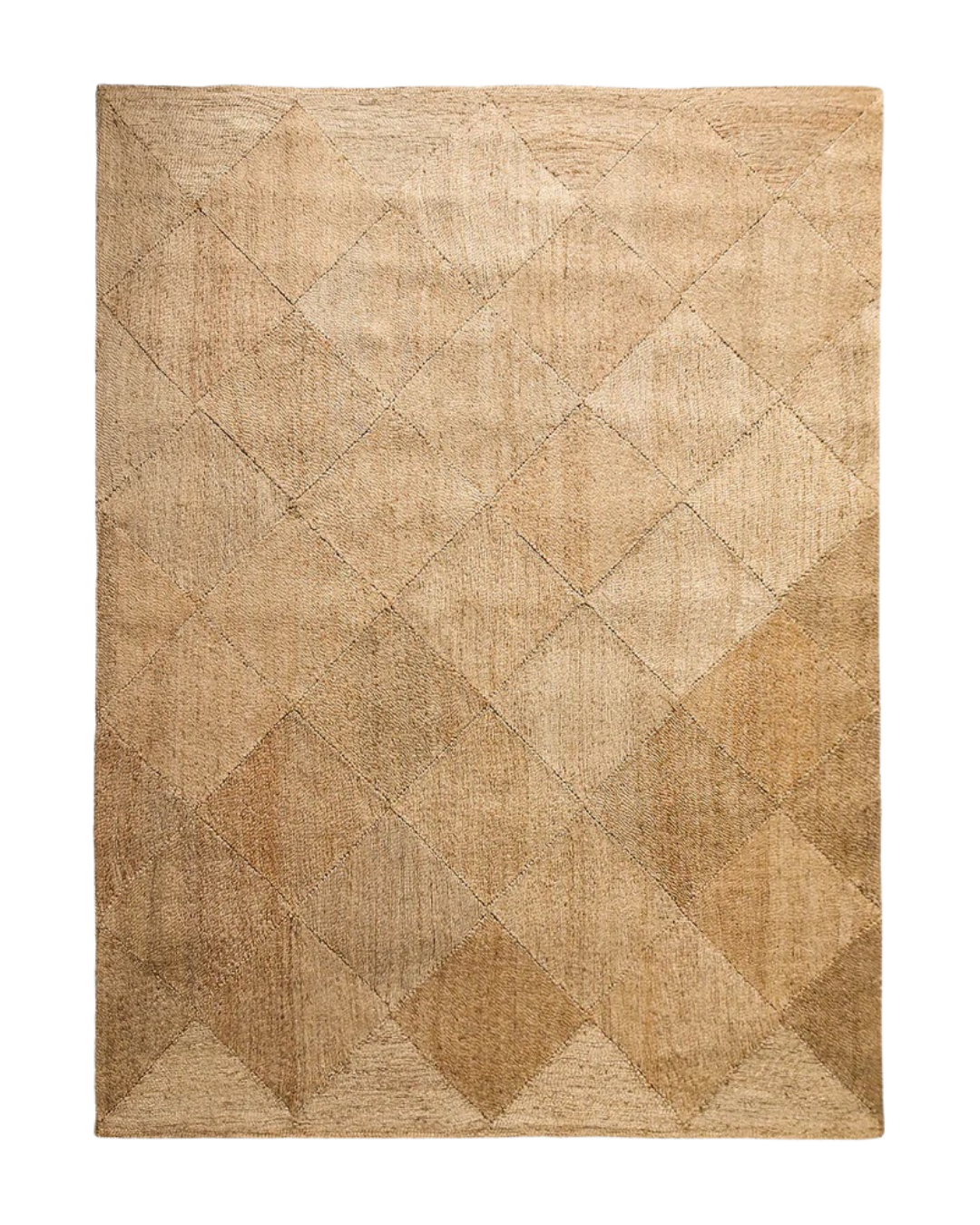 Diamond Braided Jute Rug