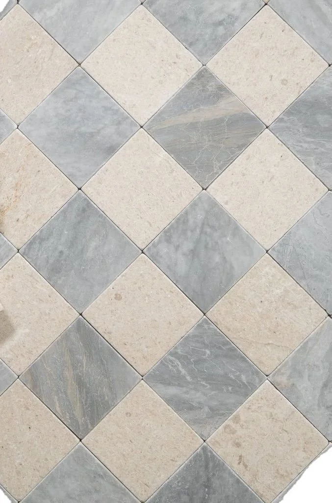 Bardiglio Lite & Sierra Limestone 4%22x4%22 Tumbled.jpg
