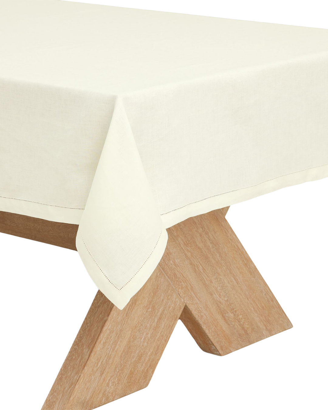 Belgian Linen Tablecloth, Ivory