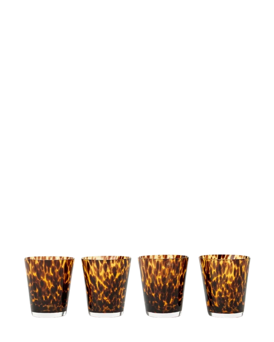 Tortoise Double Old-Fashioned Glasses