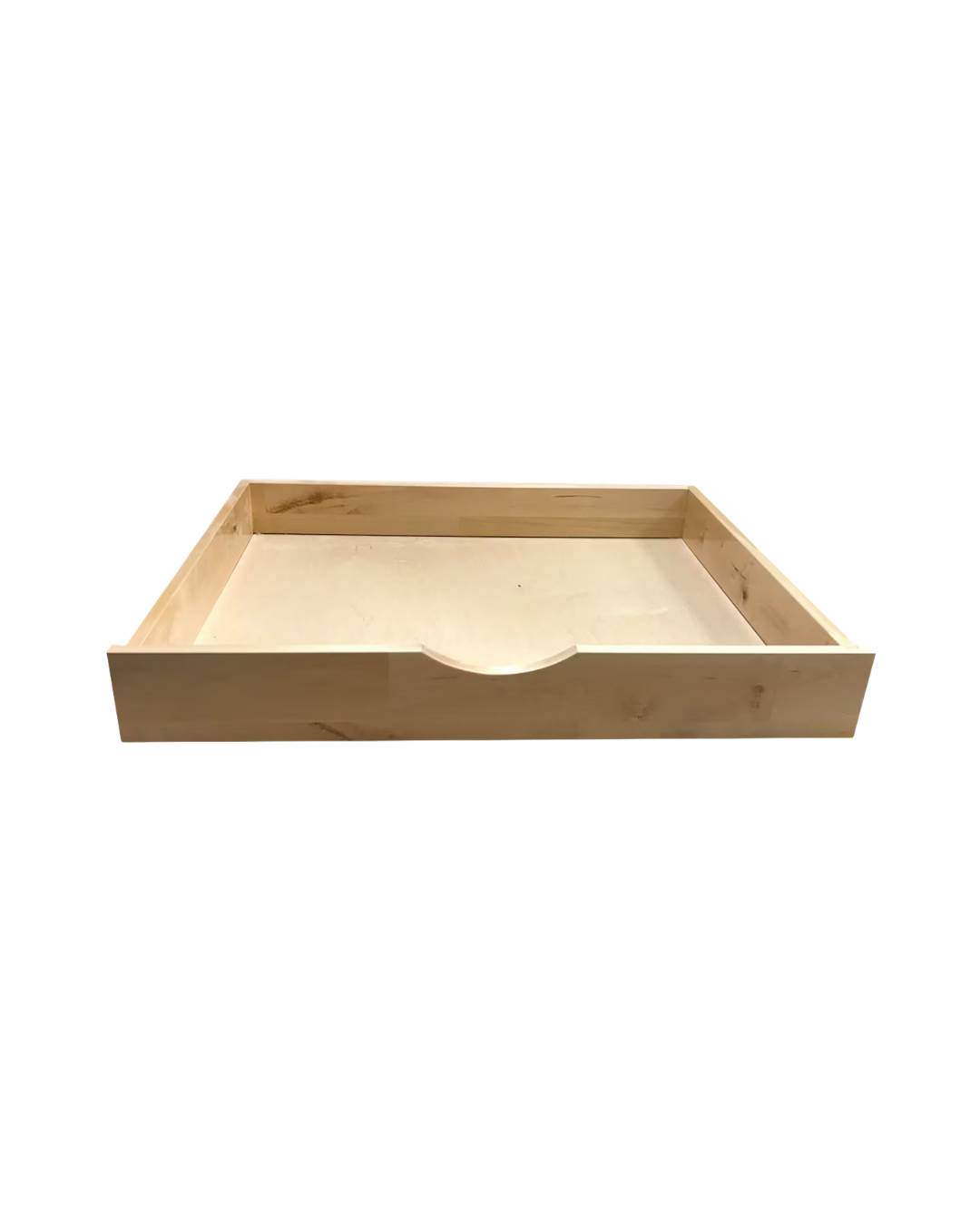 Solid Wood Drawer with Hand Pull Scoop