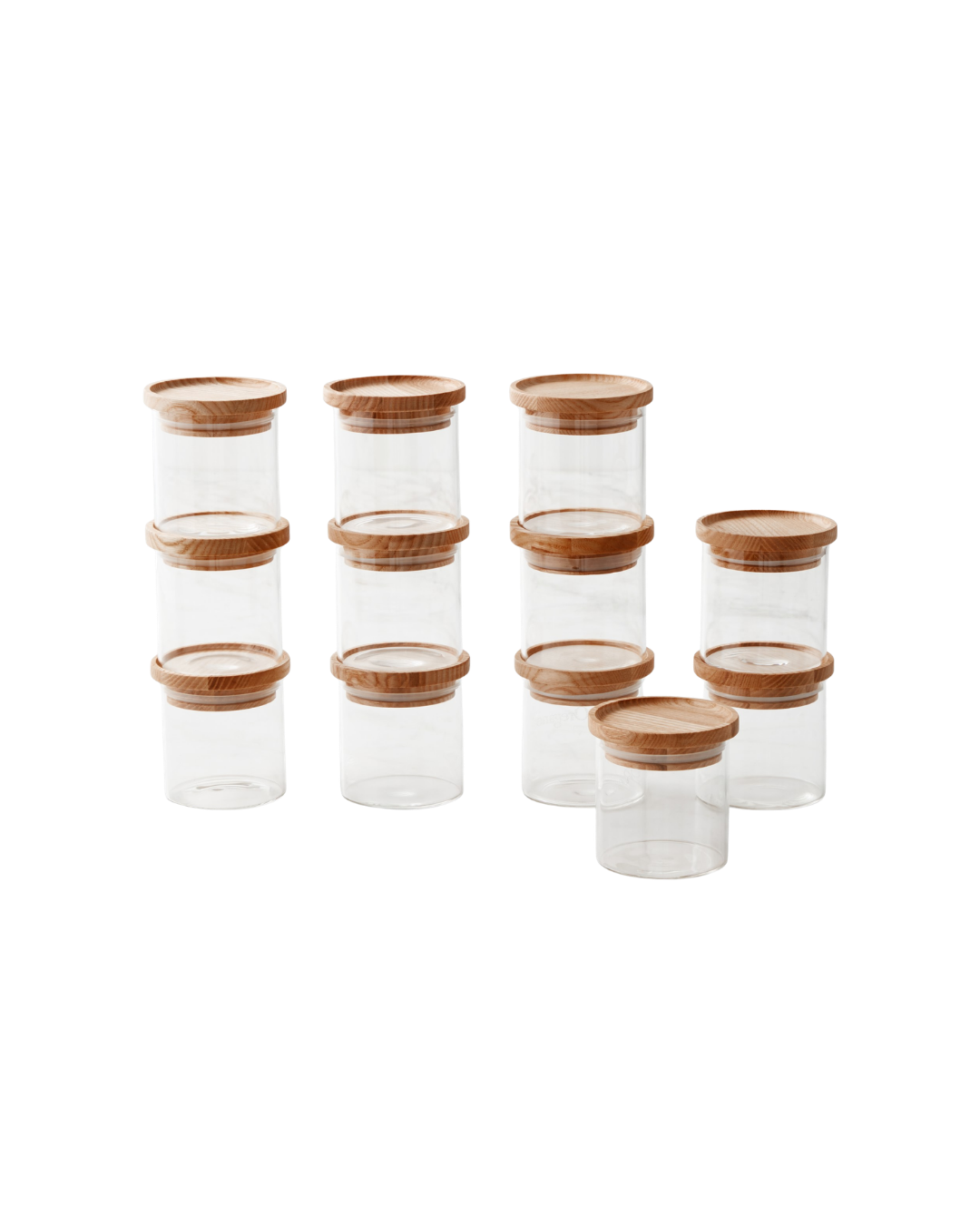 Stackable Spice Jars