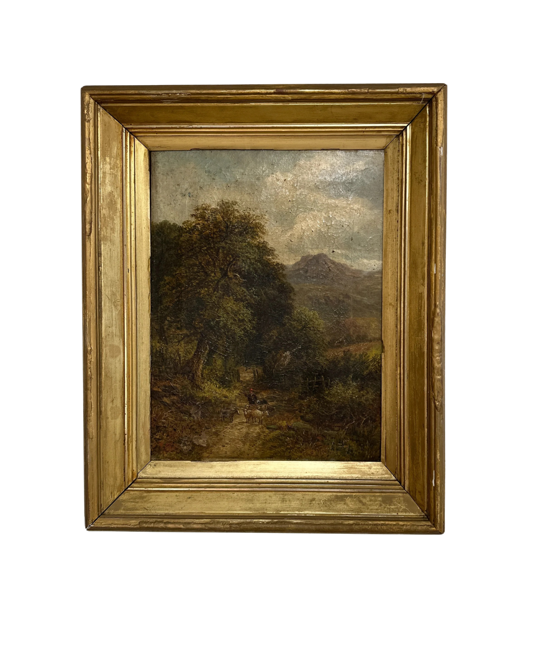 Original Antique English Oil Painting