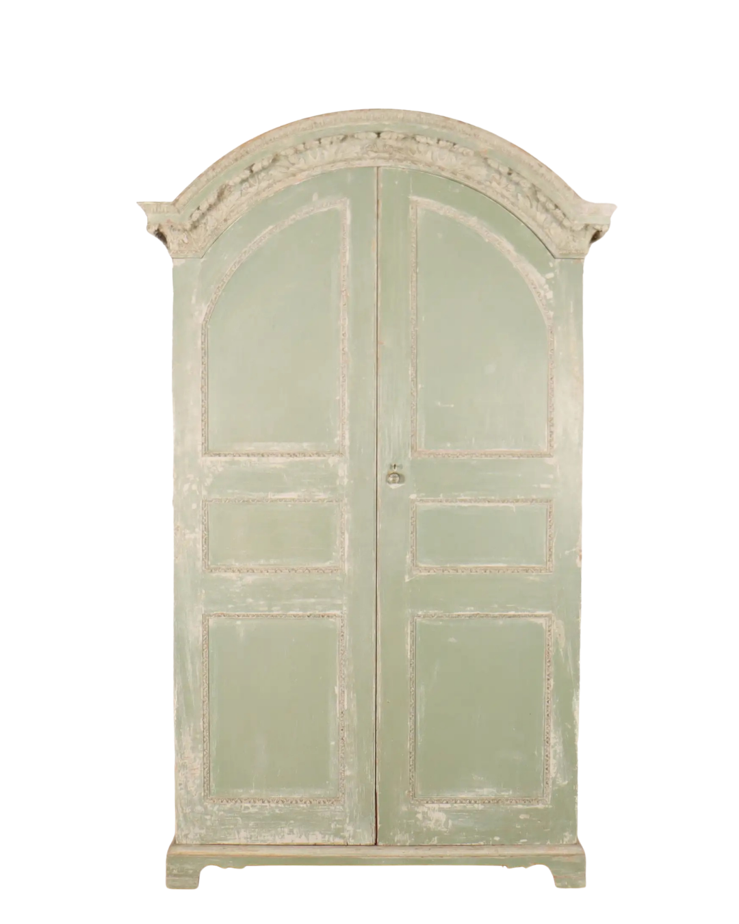 19th C. Original Painted Wardrobe