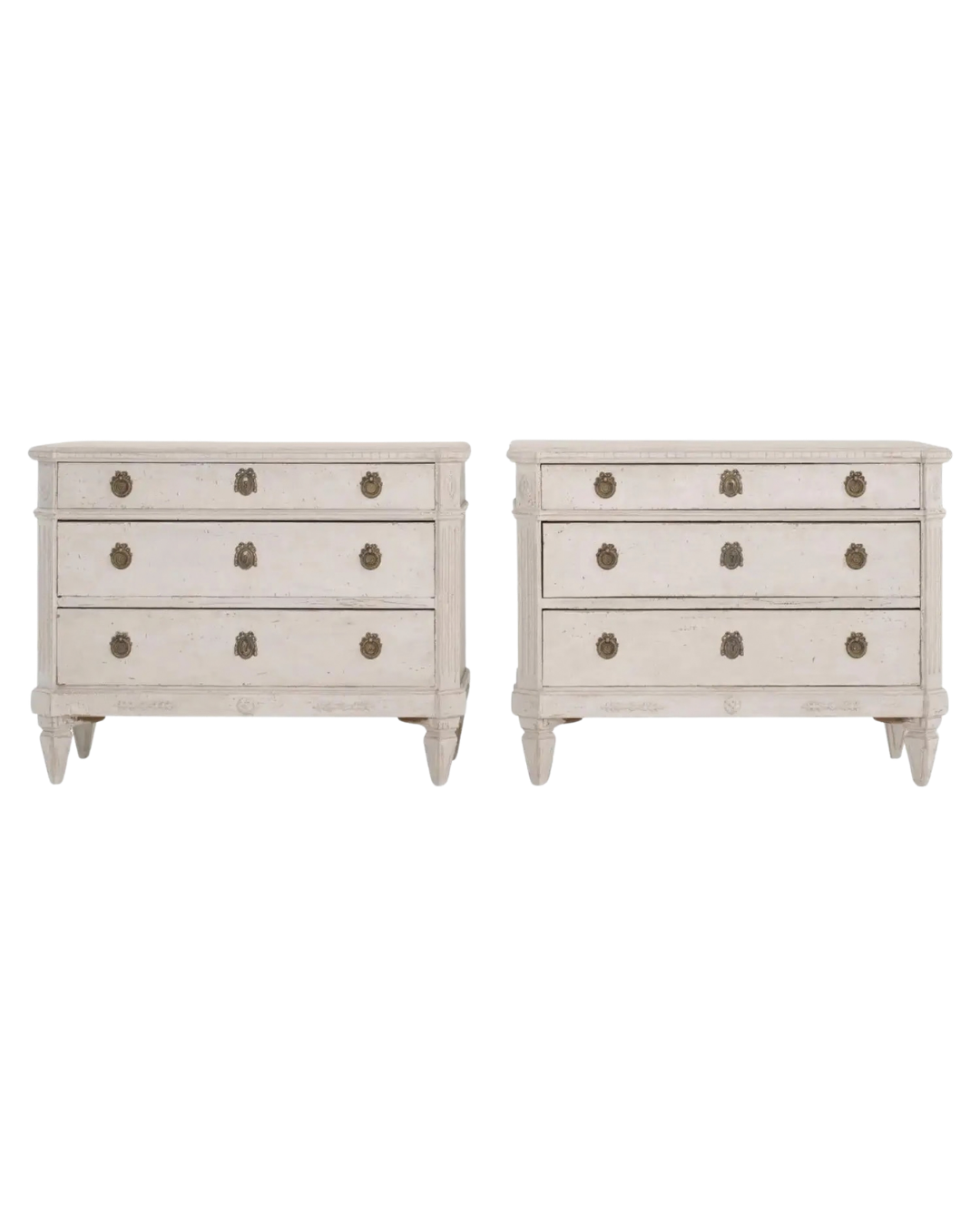 Antique Swedish Gustavian Pine Chests, Circa 1870-1890