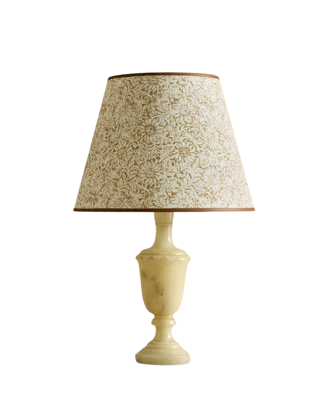 Vintage Alabaster Table Lamp