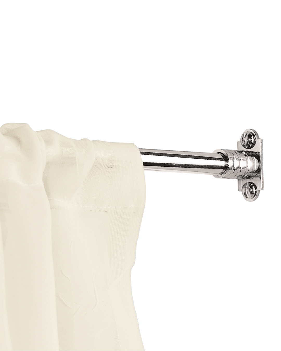 Inside Mount Cafe Curtain Rod