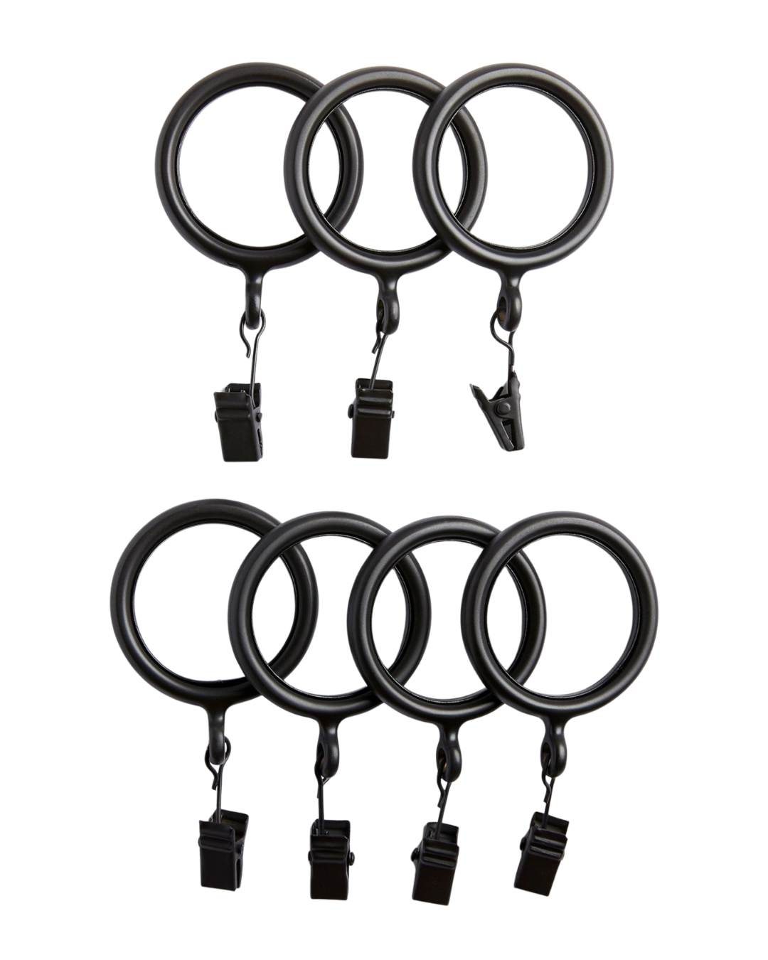 Drapery Curtain Ring Set