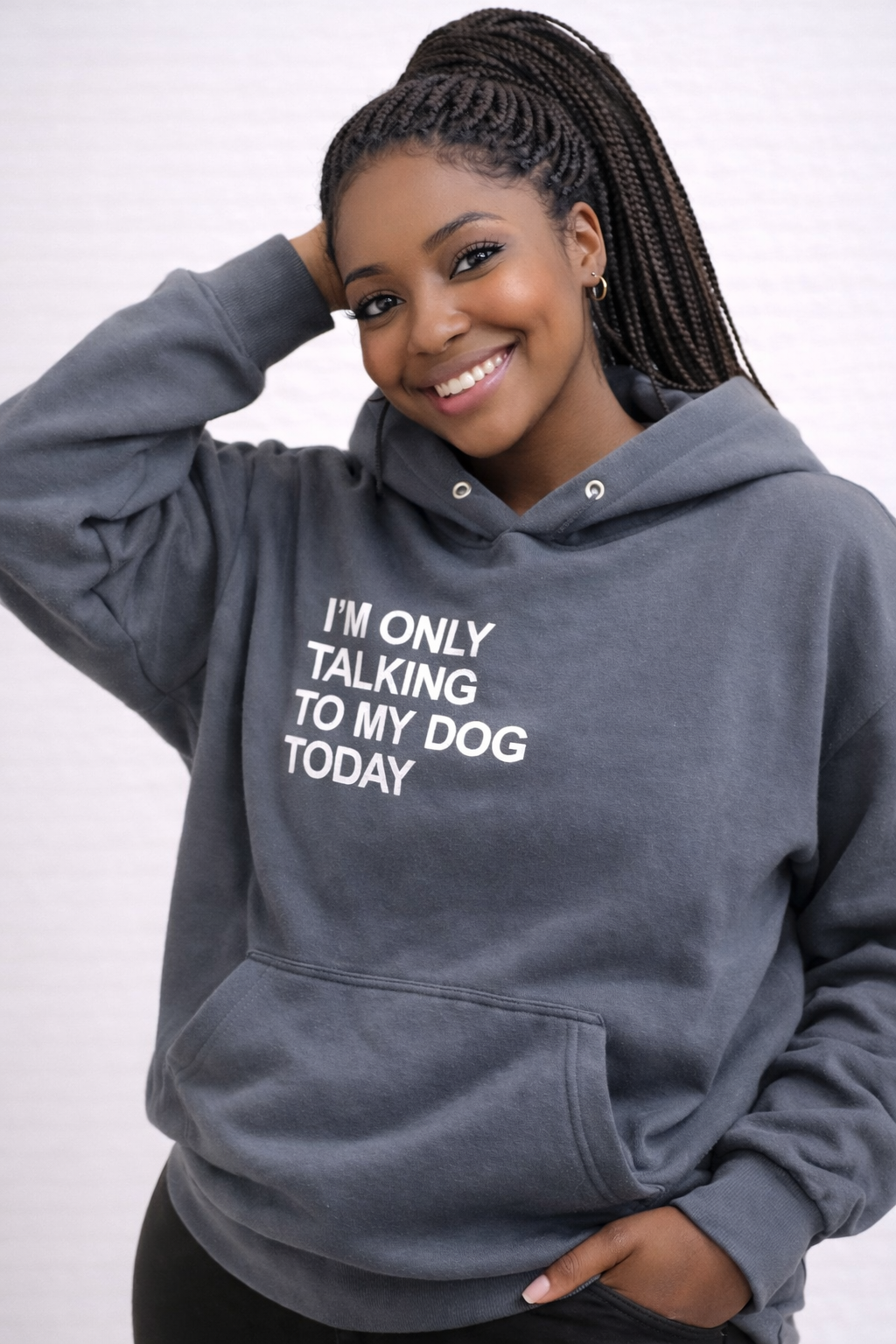 100% Chance Charcoal Hoodie.png