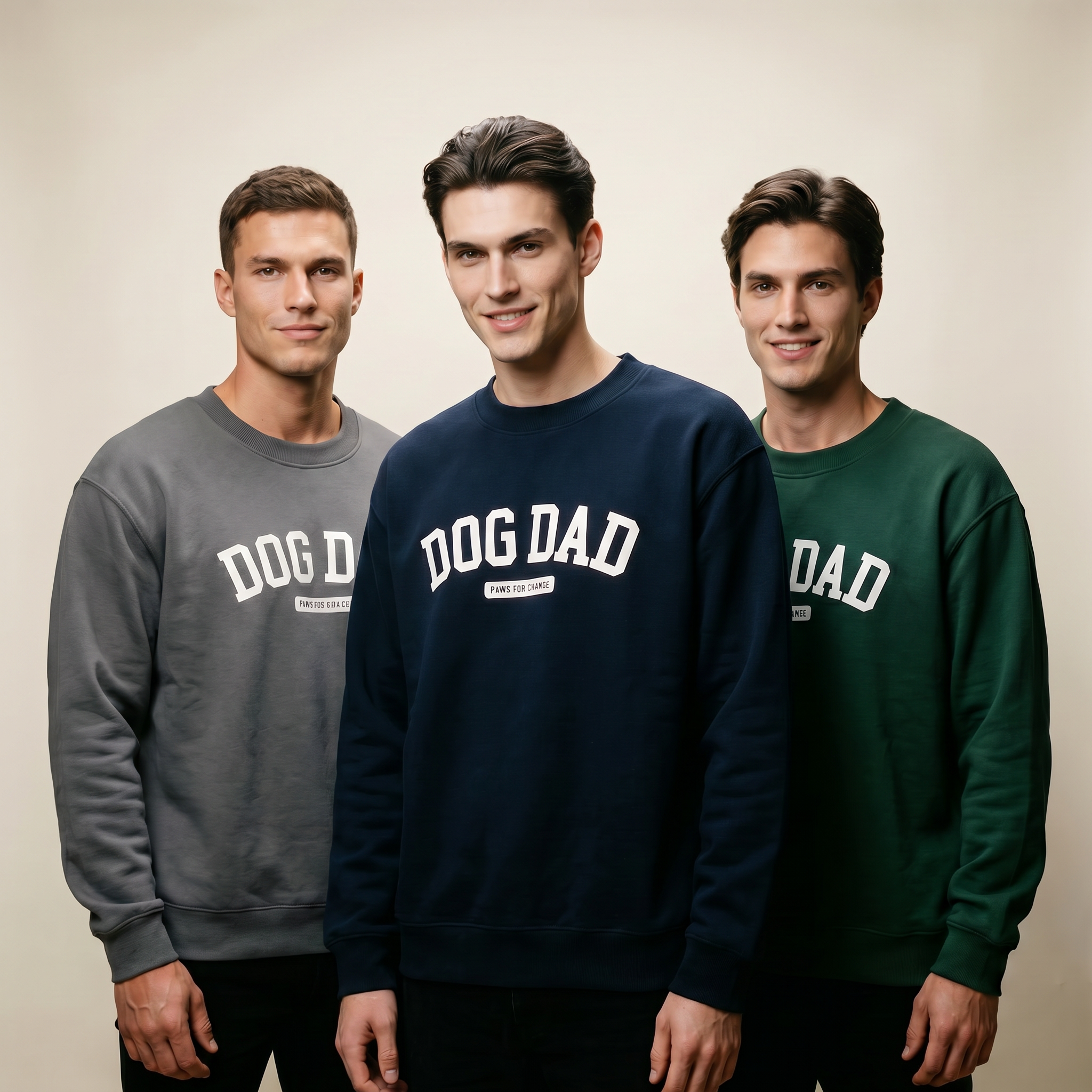 Dog Dad Sweatshirts Trio.png