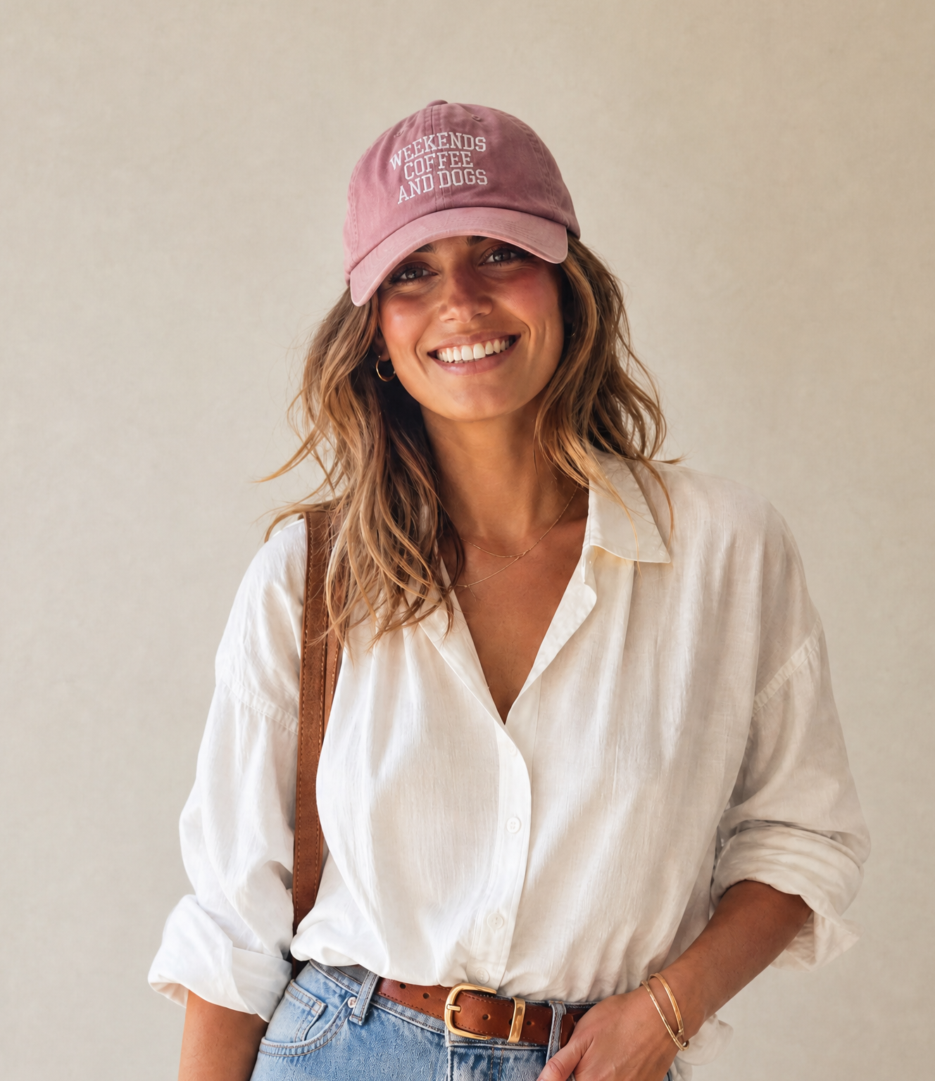 Weekends Cap in Pink White.png