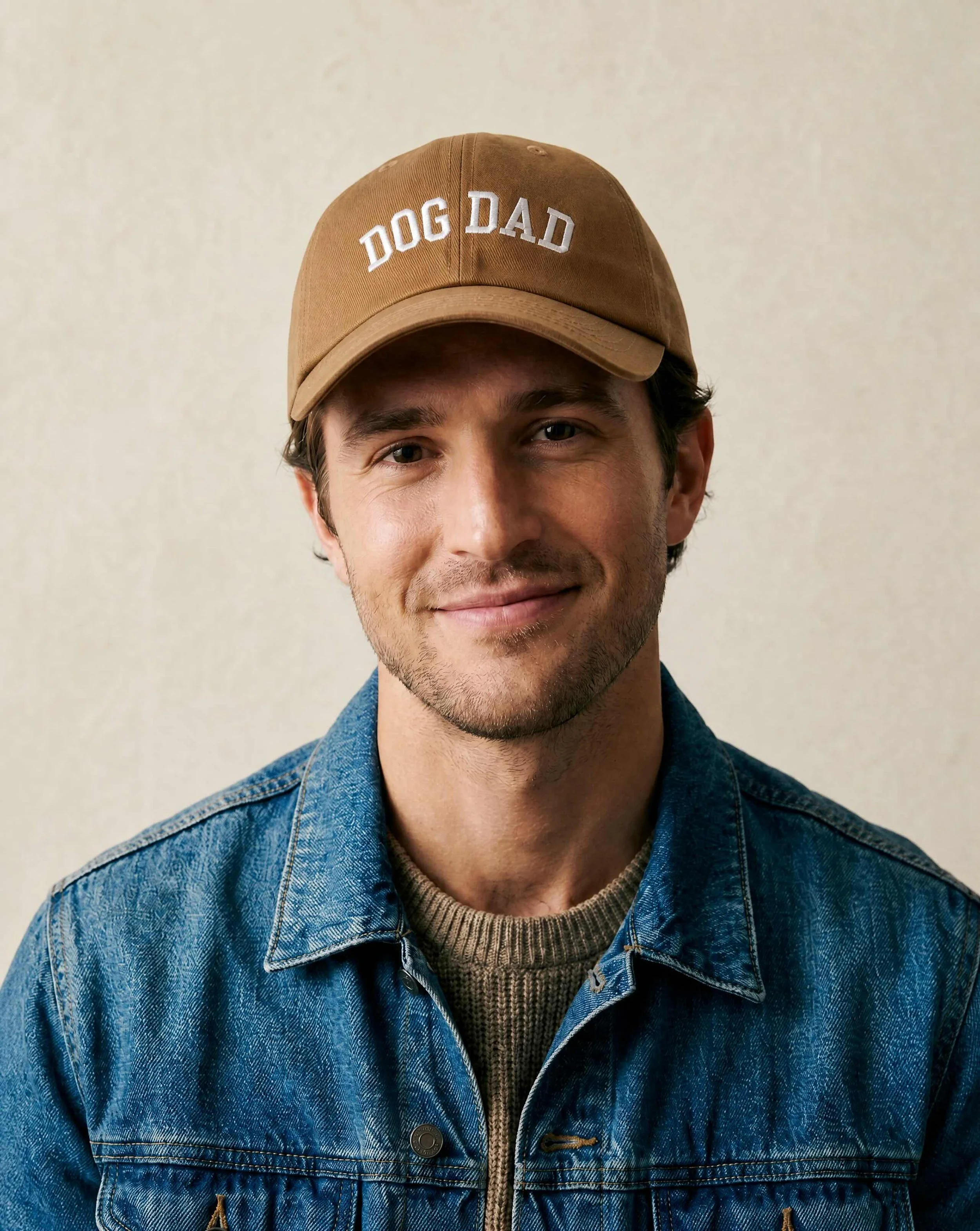 Dog Dad Cap - Tan:White.jpg
