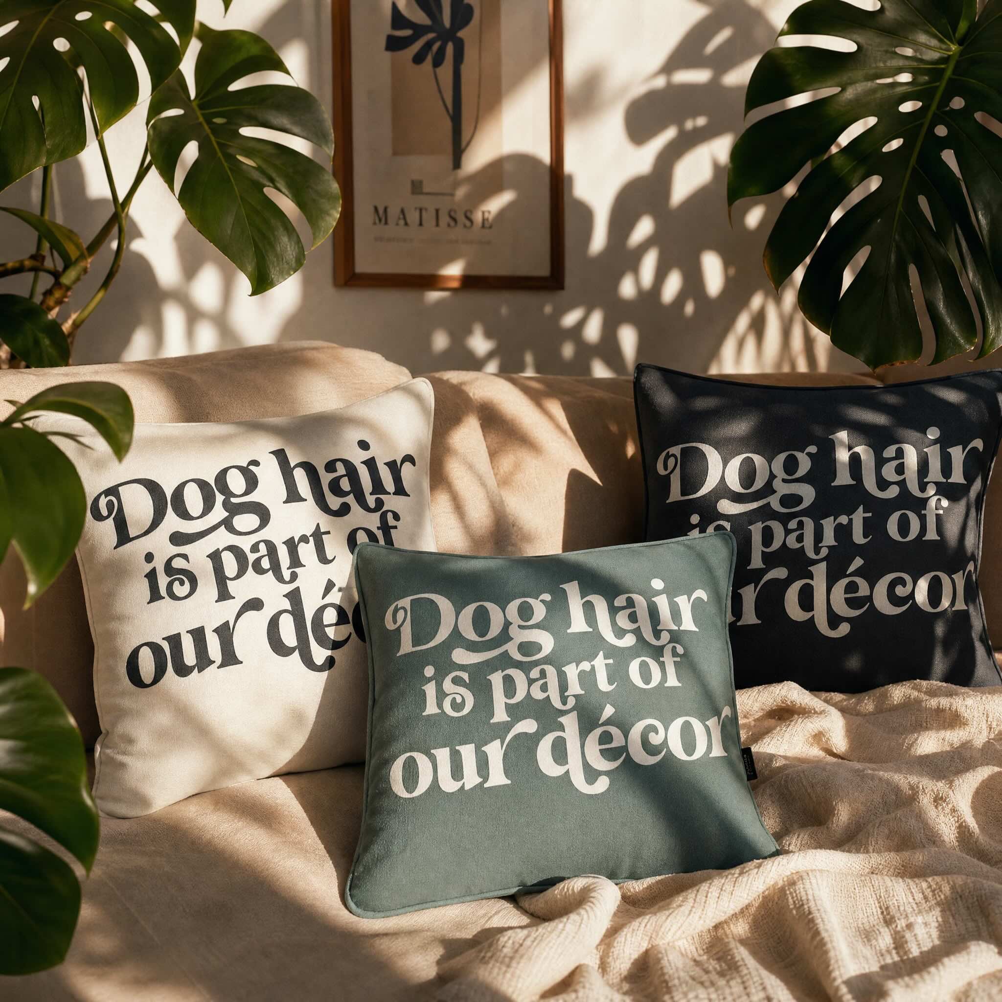 Dog Hair is Part of our Decor Cushion in 3 colours Low Res.jpg