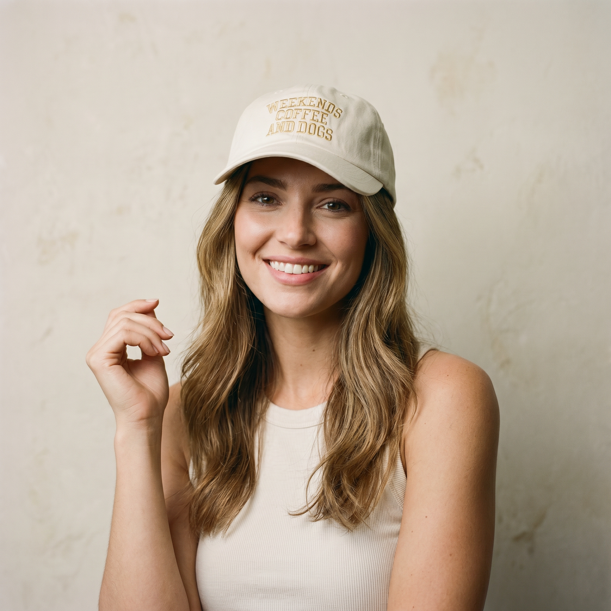 Weekends Cap Stone & Gold.png