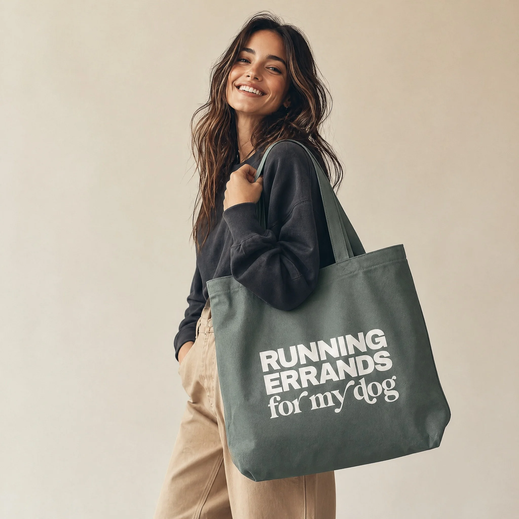 Running Errands Tote - Sage - On Model.jpg