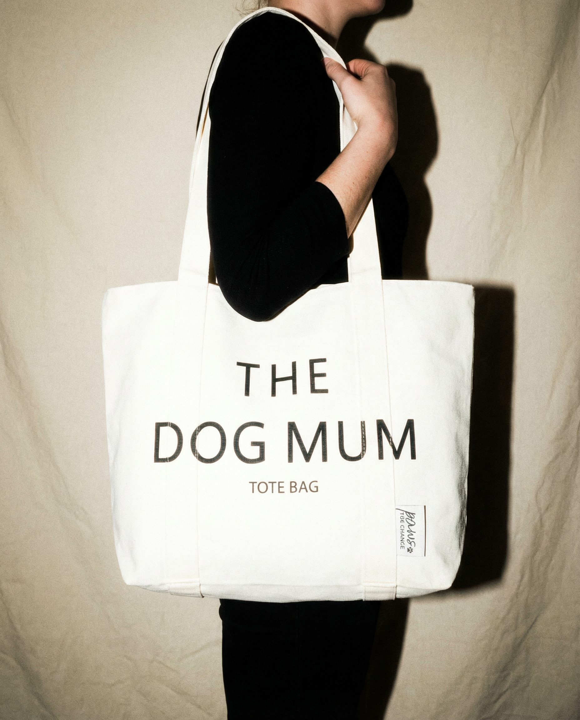 The Dog Mum Cream Tote Product Image.png
