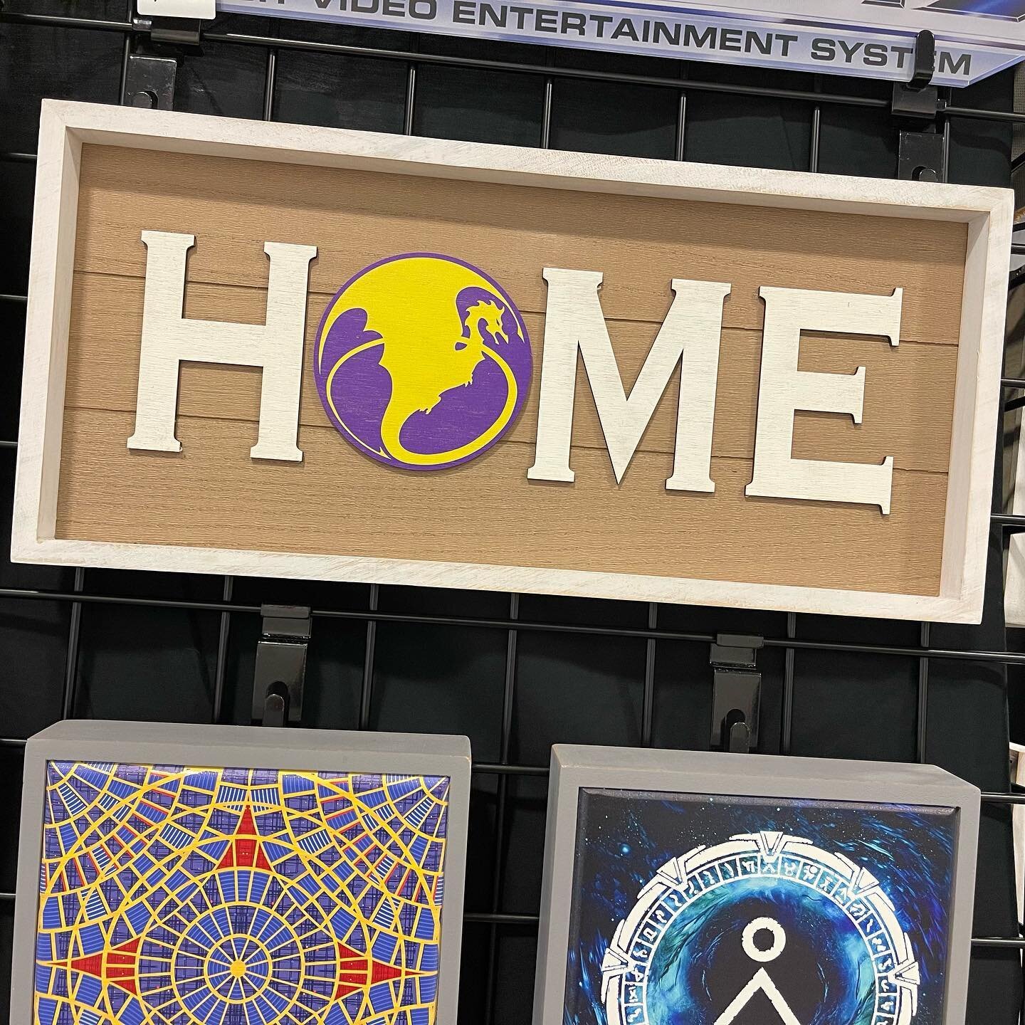 Hey @dragoncon ! Limited quantities of the home sign will be available every day at booth 2101. 2nd floor of AmericasMart building 2! Can&rsquo;t wait to see all of you!