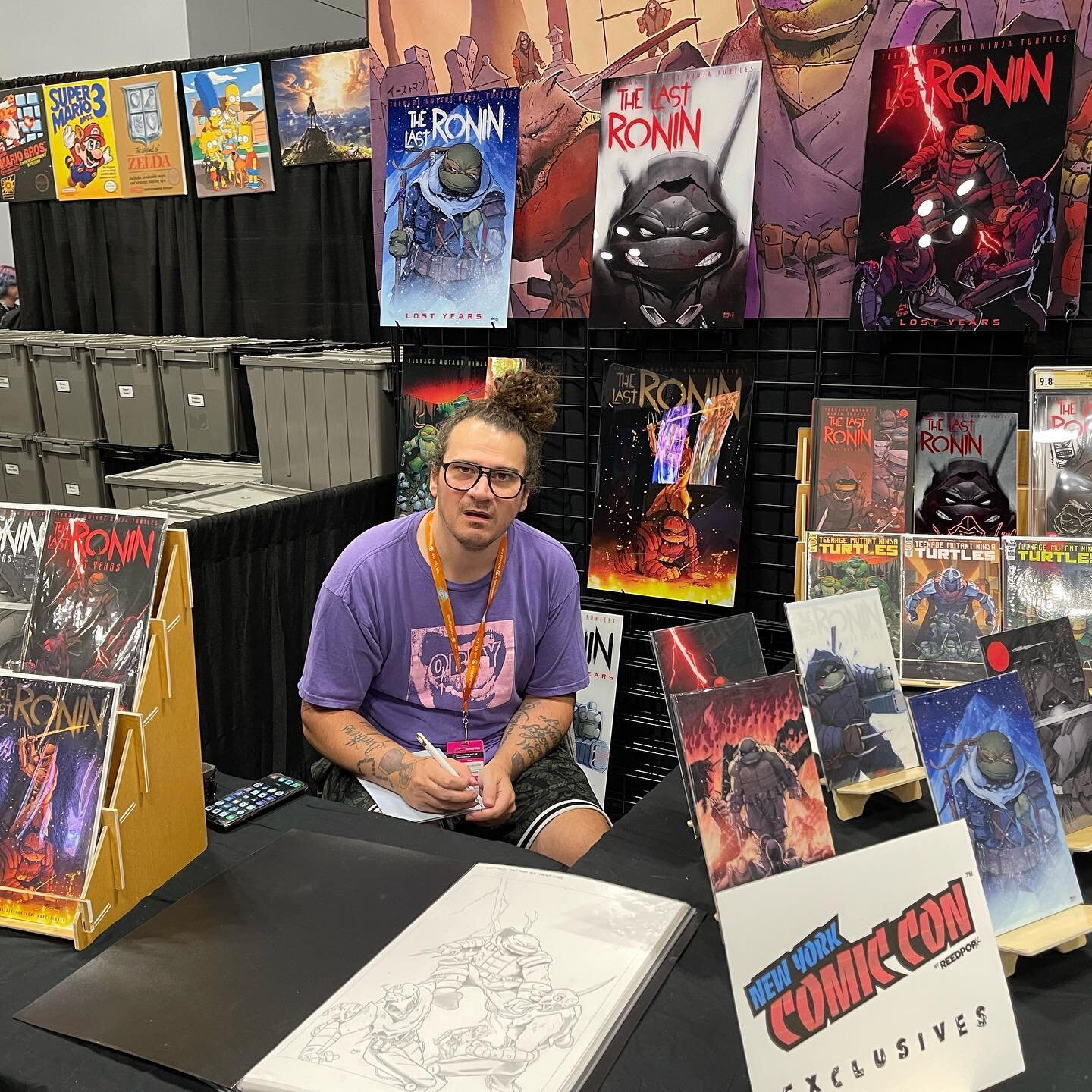 Hey NYCC, we&rsquo;ve got mr @noahmcnasty in the booth this weekend with some awesome exclusives. He&rsquo;s got books, original art, prints and more! Come check us out at booth 4256! #nycc