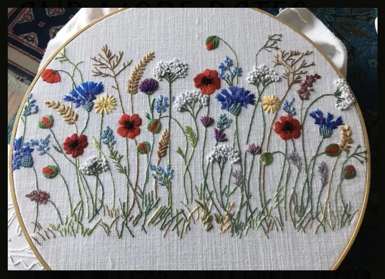 Embroidery Workshop: Spring Flowers