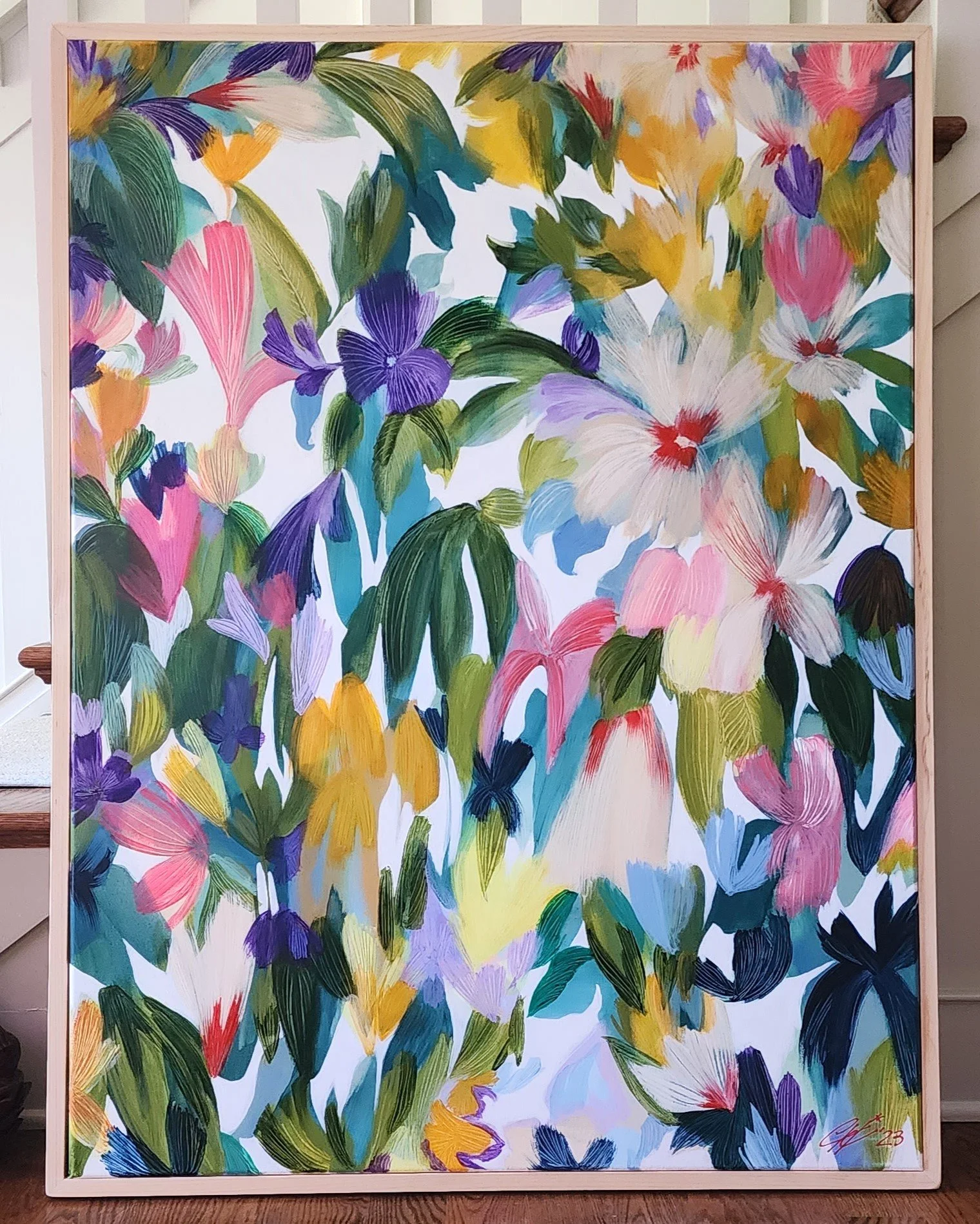 CAROL LEE HANNON_GARDEN MENAGERIE_48x36_ACRYLIC.jpg