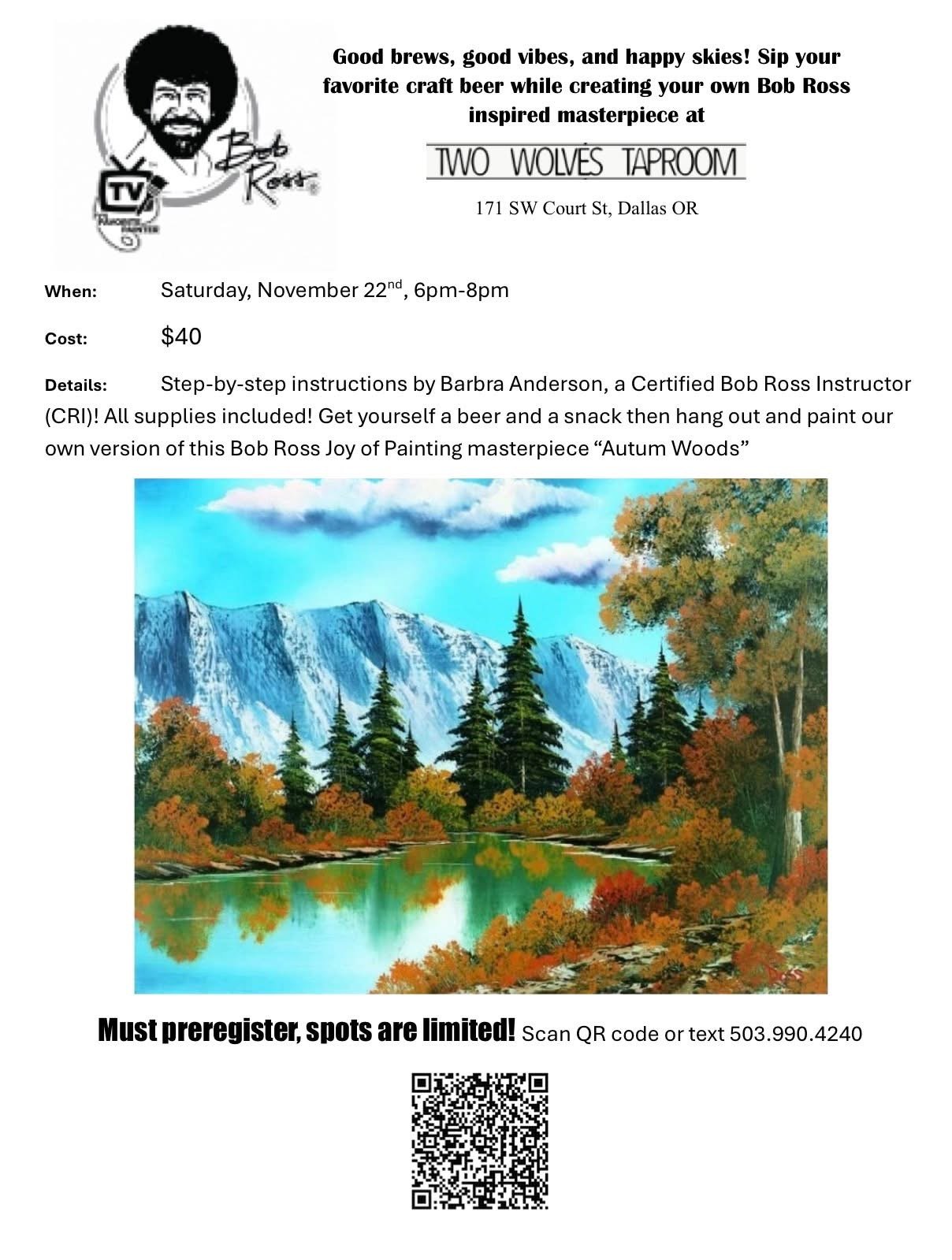 Bob Ross Painting Party