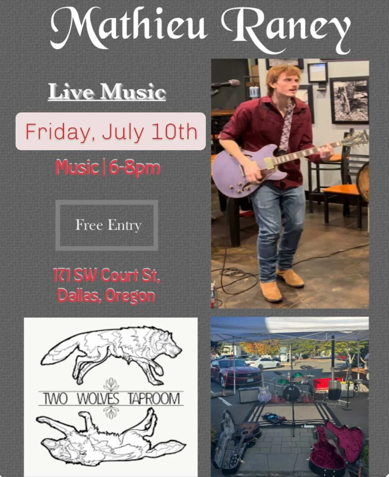 Live music with Mathieu Raney