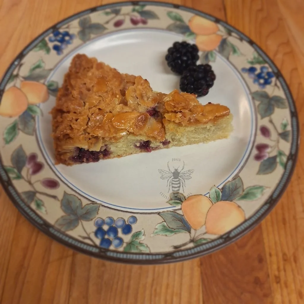 Blackberry Toscakaka Cake