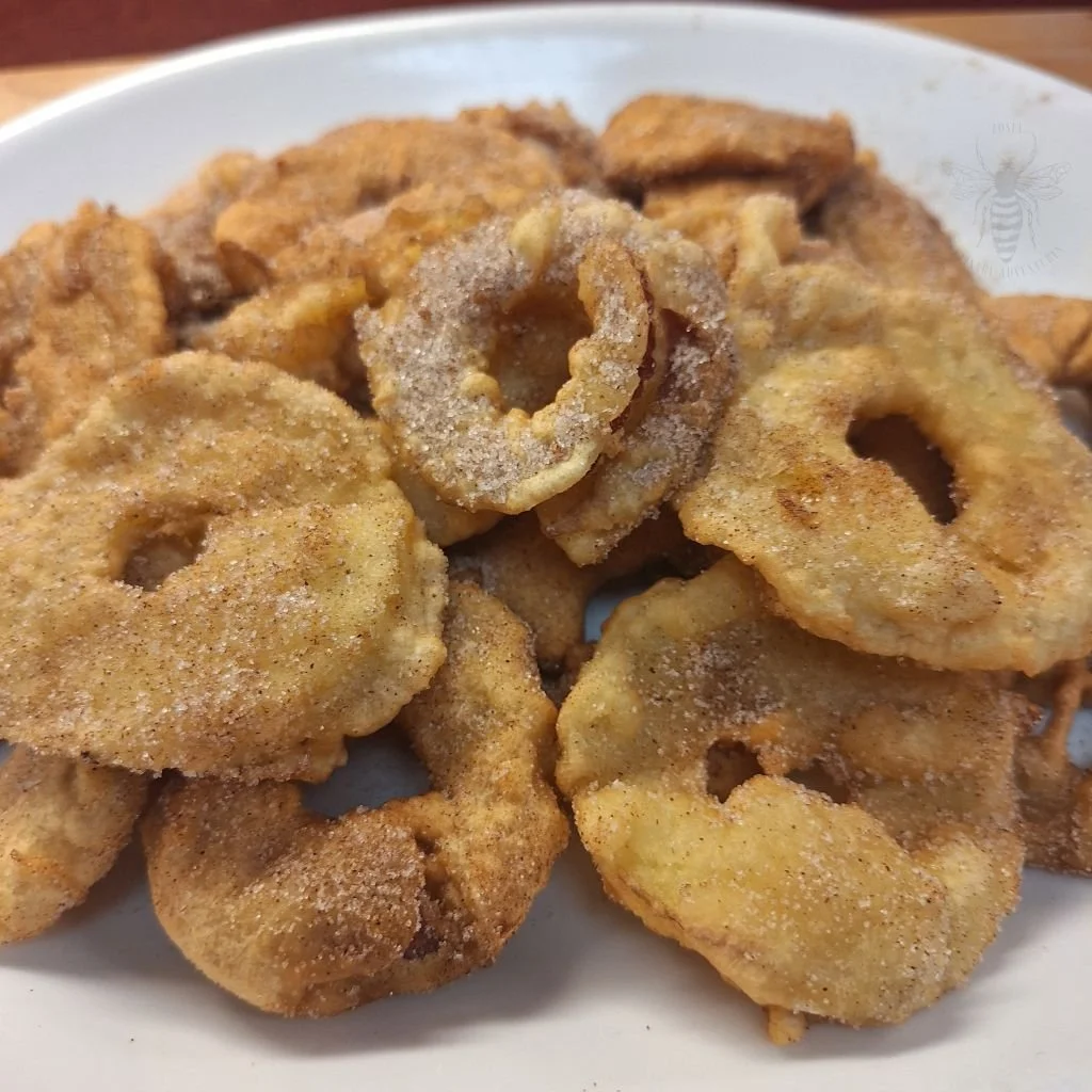 Apple Fritters with Cinnamon-Sugar