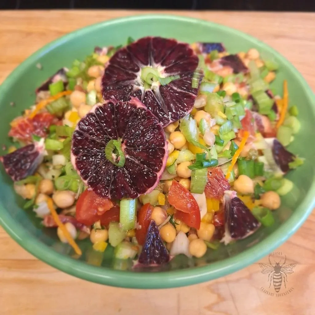 Bloody Orange &amp; Chickpea Salad