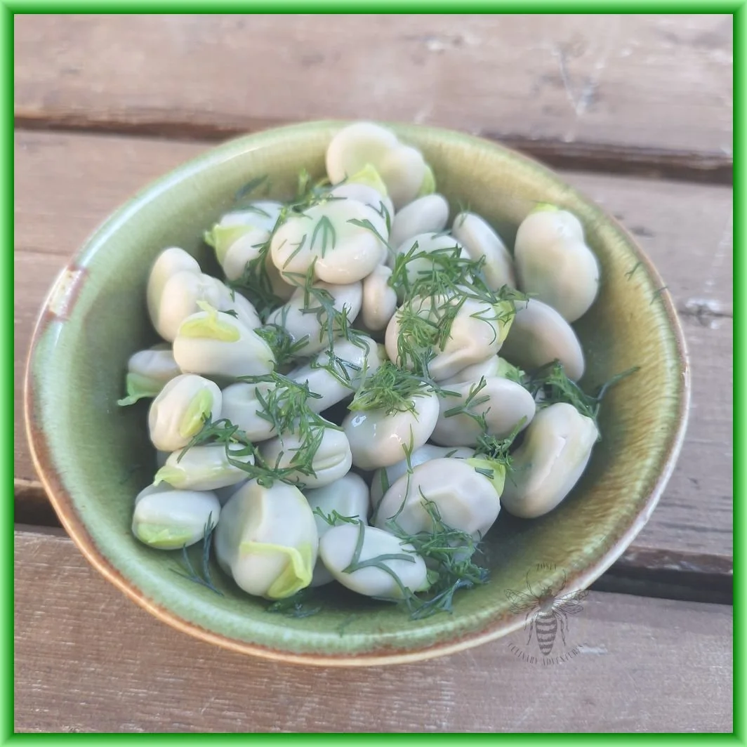 Fresh Garden Fava Beans with Butter and Dill (Easy 10-Minute Recipe)