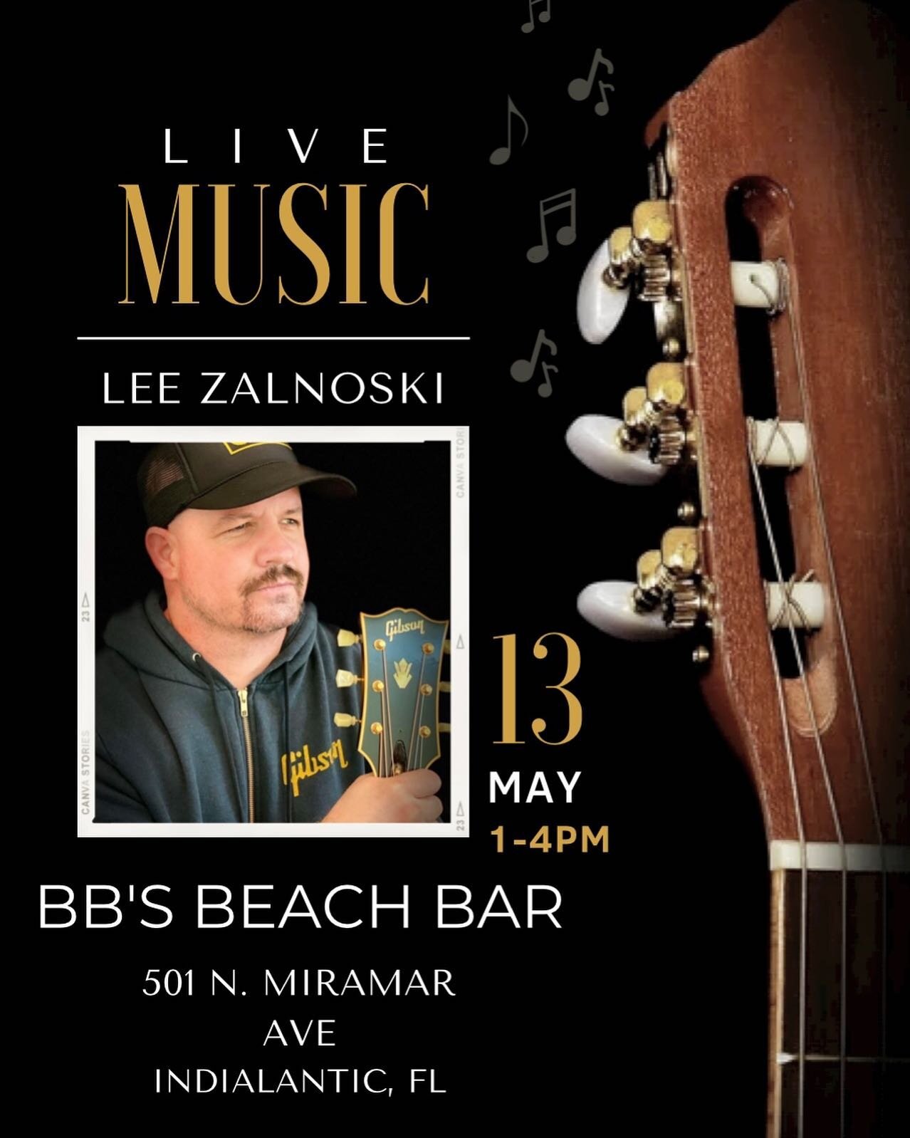 Please help us welcome Lee Zalnoski to BB&rsquo;s Beach Bar today!
He&rsquo;ll be playing from 1-4pm, so come grab some brunch and then stick around for some great local LIVE music!
Happy Saturday!!
☀️🎶🍽️🥂🌴🍻