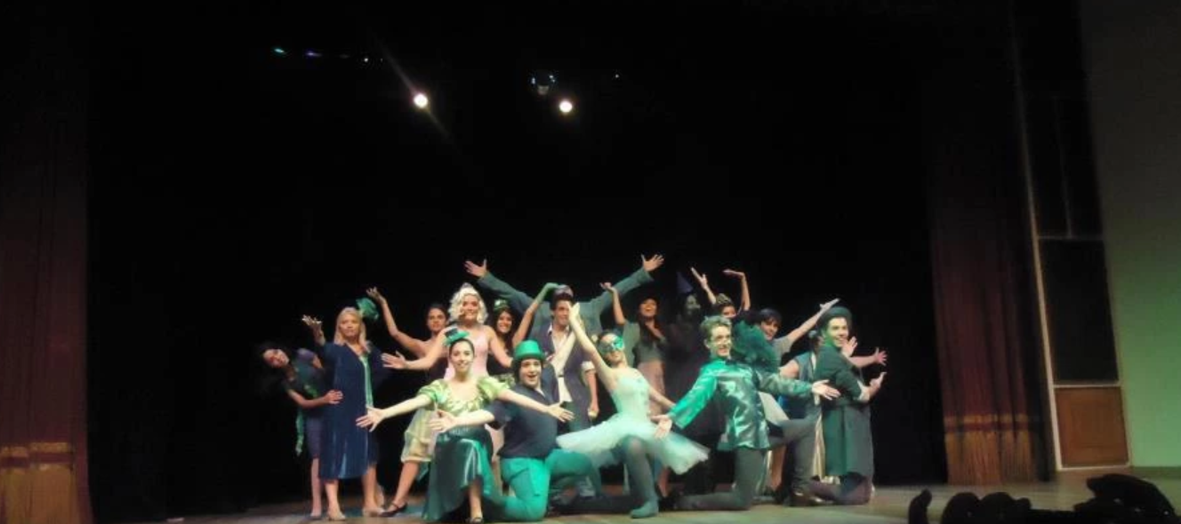 Workshop in Musical Theater. Scene from "Wicked" in April 2013
