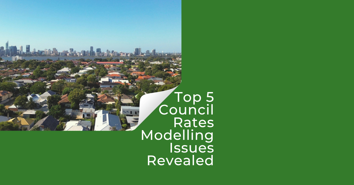 Top 5 Council Rates Modelling Issues