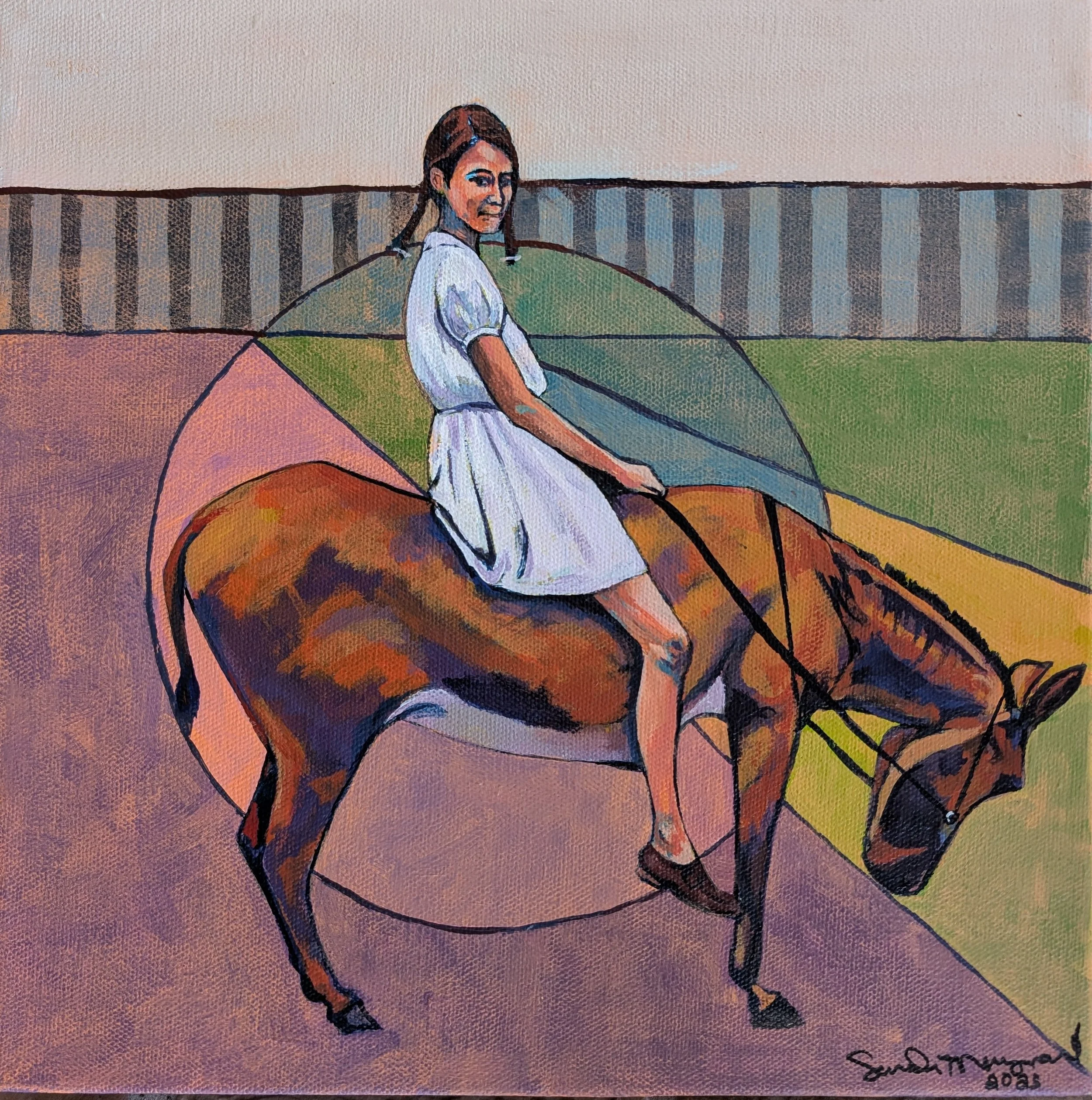 A girl on her donkey.jpg