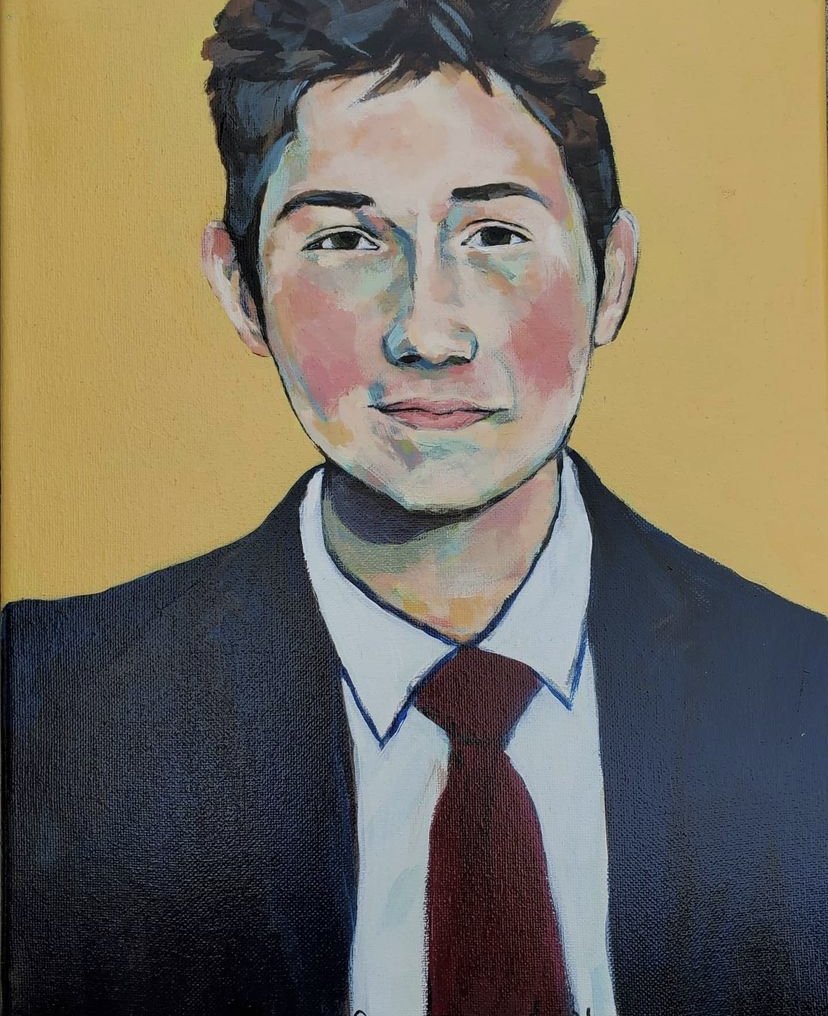 Tom, 11 x 14, acrylic on canvas
