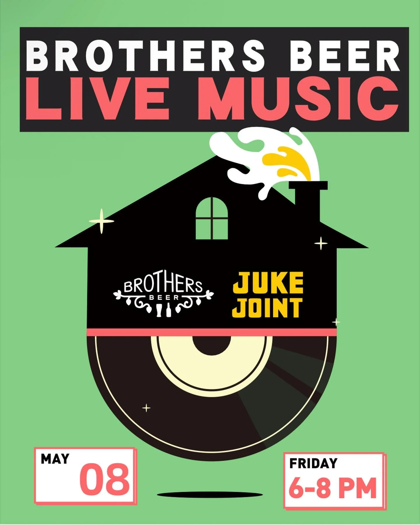 🔥 TOMORROW NIGHT IS LIT 🎶
Juke Joint live music is back tomorrow evening!
Smooth live beats, ice-cold craft beers, mouthwatering food, and proper weekend mood ready to go.

📍 6&ndash;8PM | Brothers Beer Juke Joint