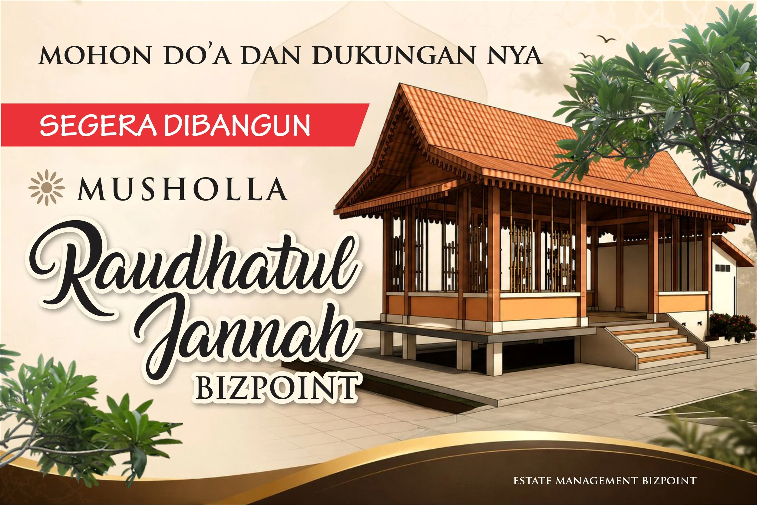 PEMBANGUNAN MUSHOLLA RAUDATHUL JANNAH