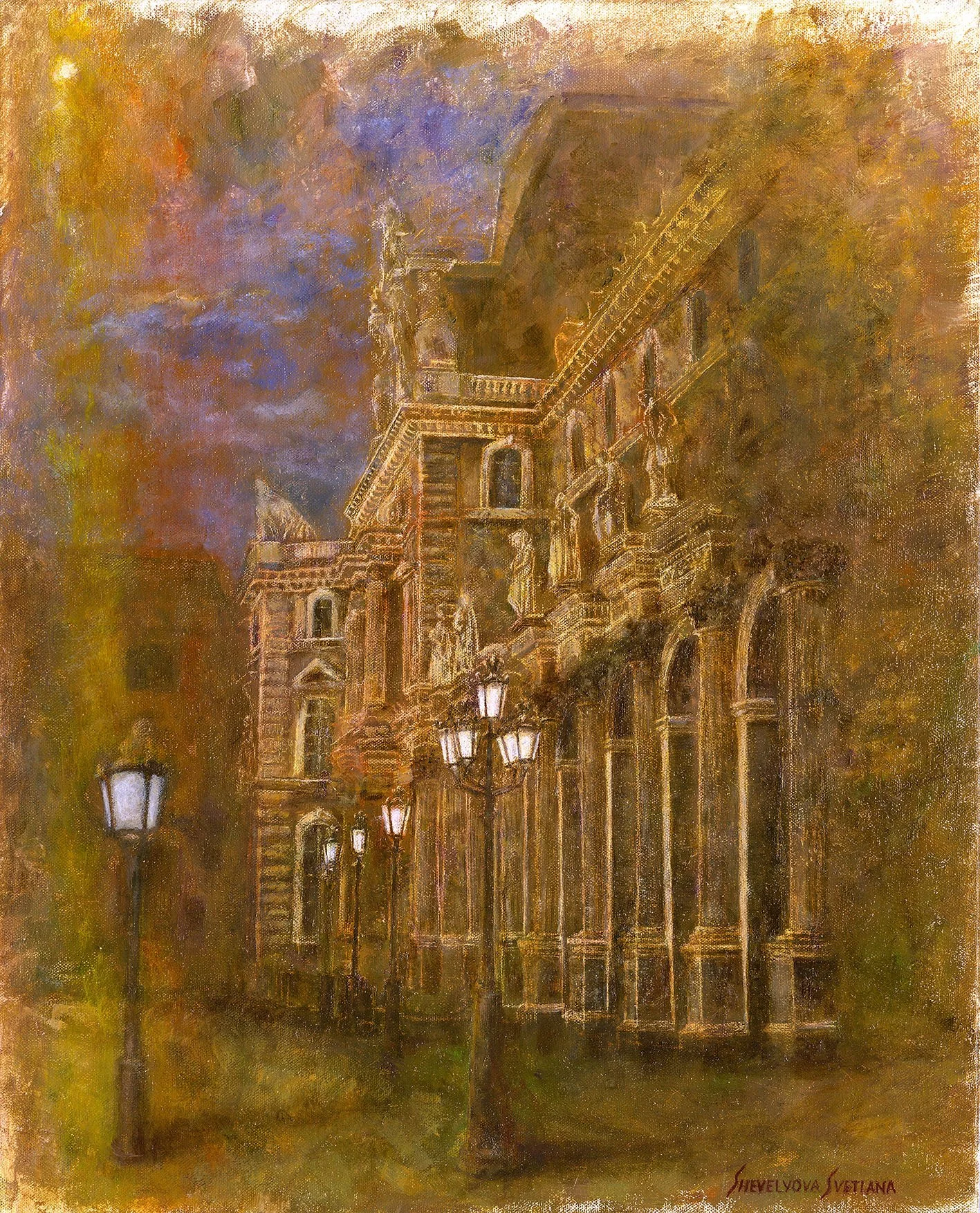 Echoes of History, oil, 50 x 40 cm