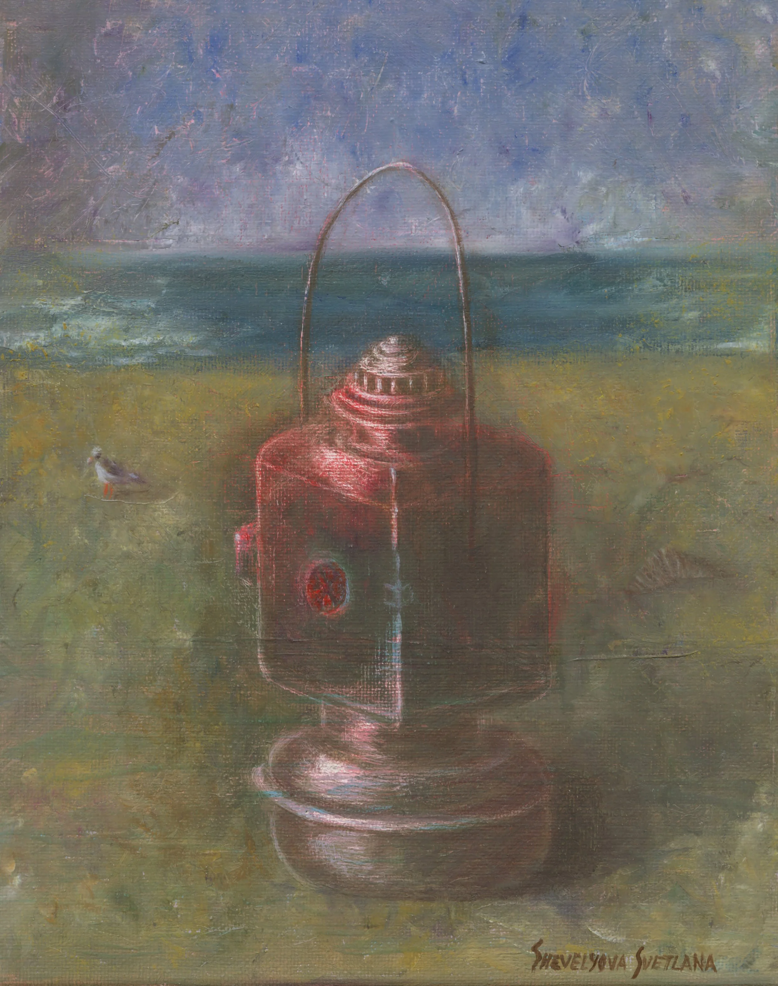 Forgotten Lighthouse, oil, 25 x 20 cm SOLD